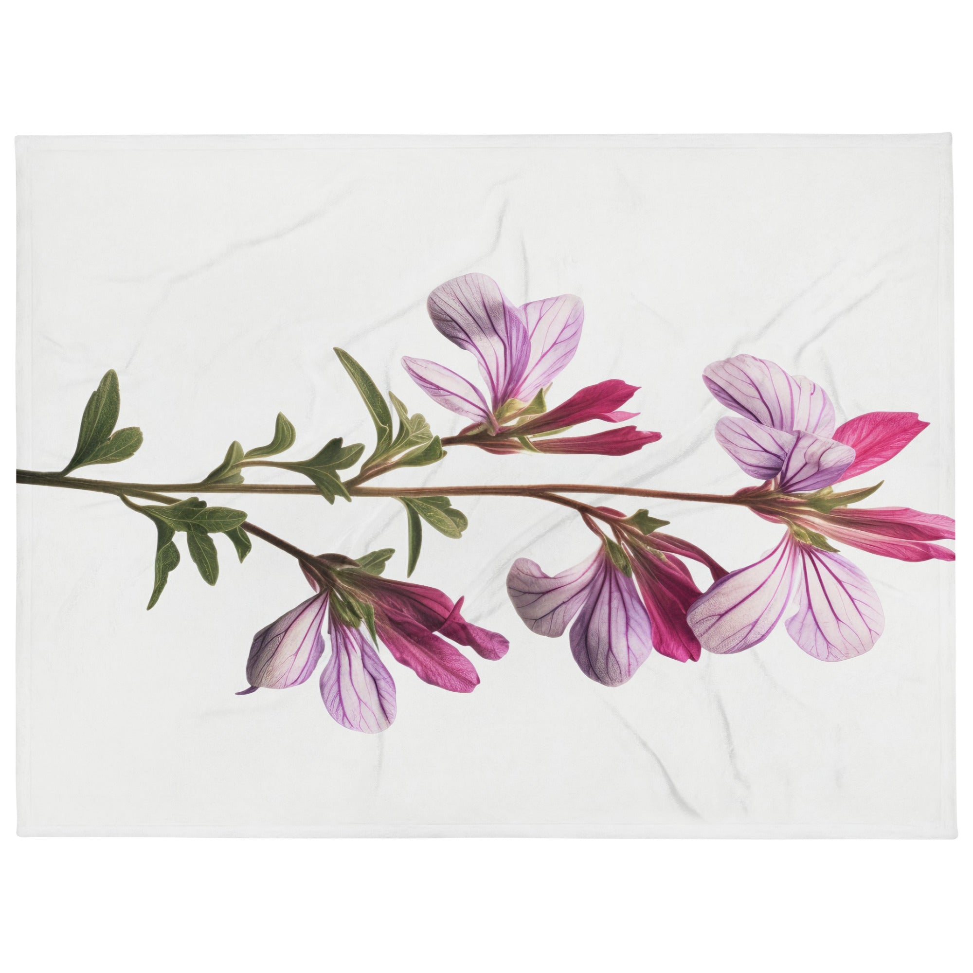 Dames Rocket Flower Blanket by Visual Verse - Image 1