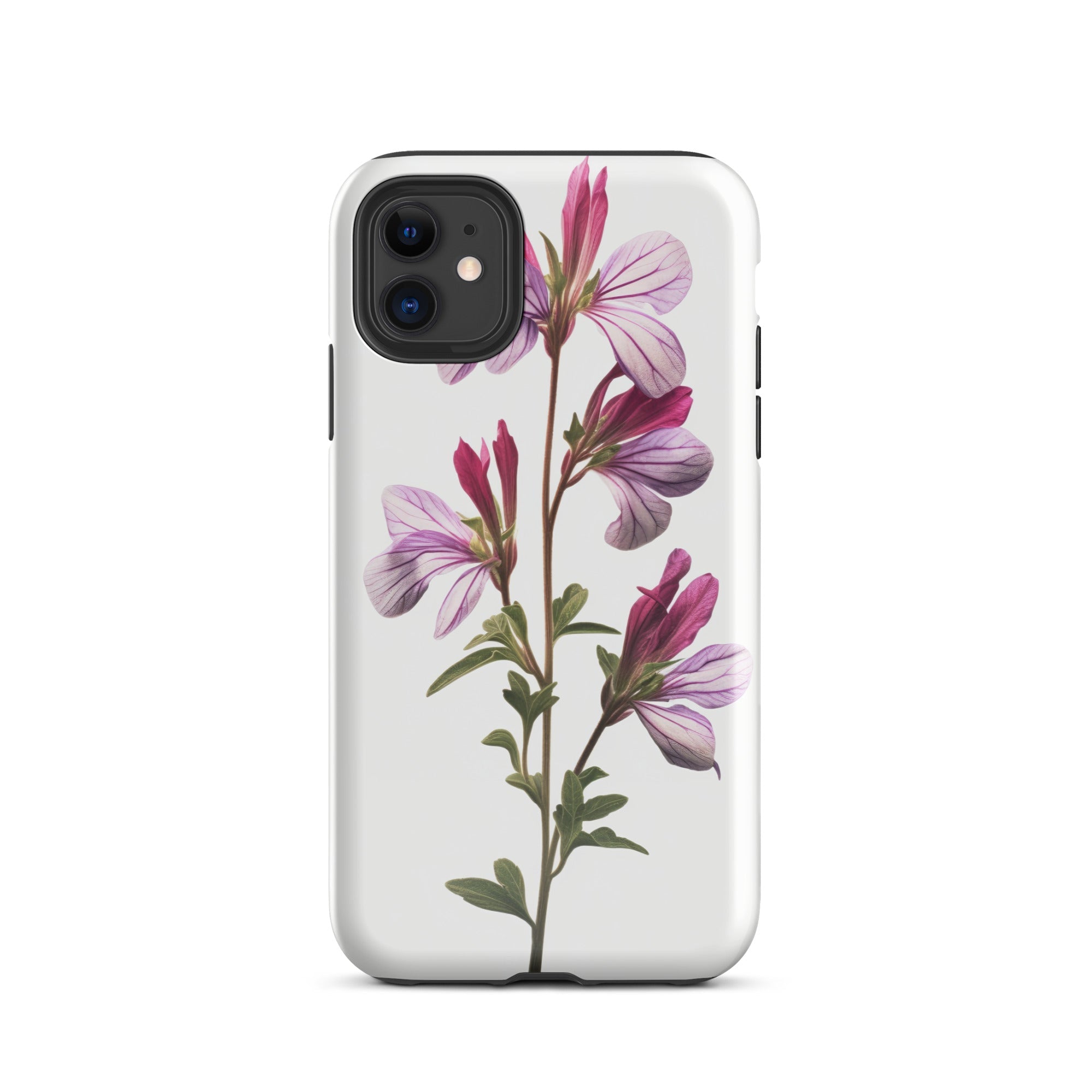 Dames Rocket Flower iPhone Case by Visual Verse - Image 1