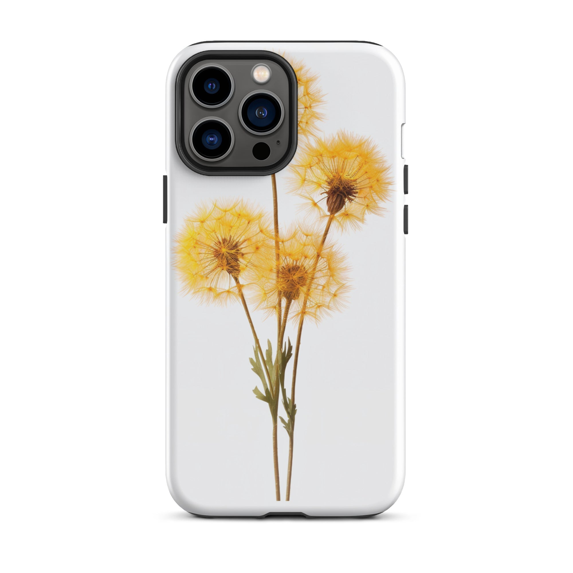 Dandelion Clocks Flower iPhone Case by Visual Verse - Image 21