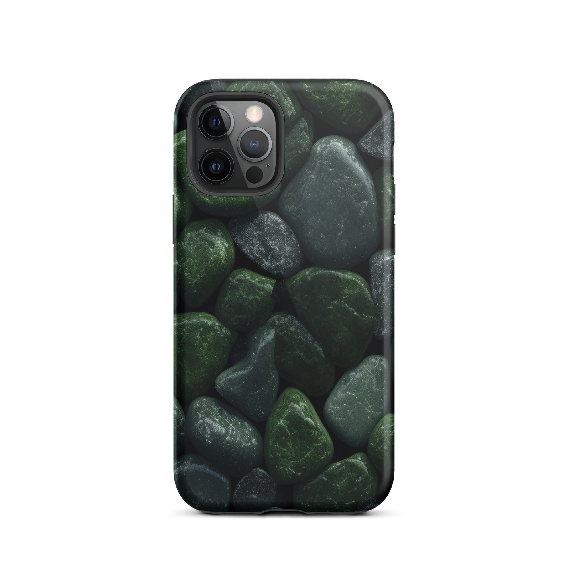 Dark Green Rocks iPhone Case by Visual Verse - Image 11
