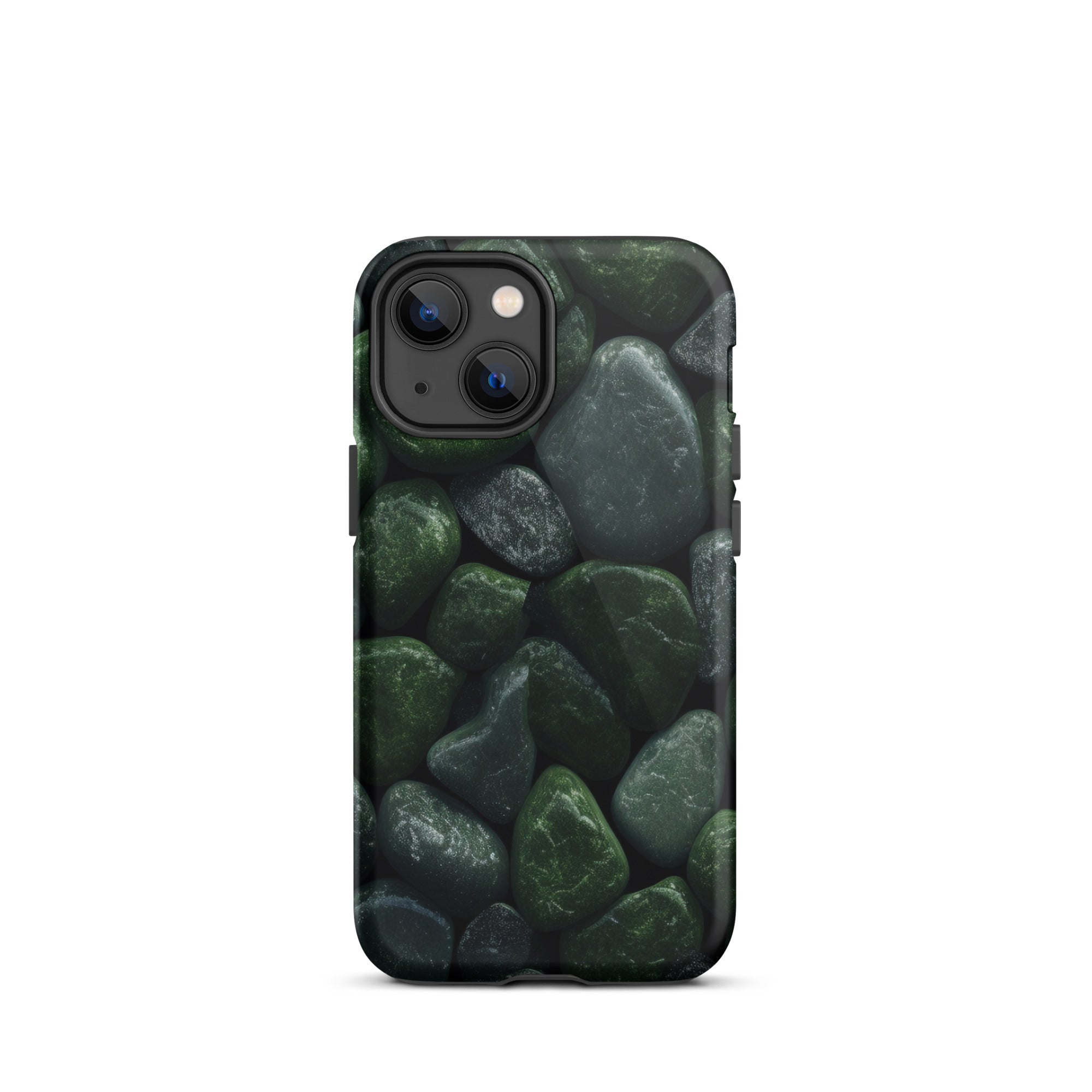 Dark Green Rocks iPhone Case by Visual Verse - Image 15
