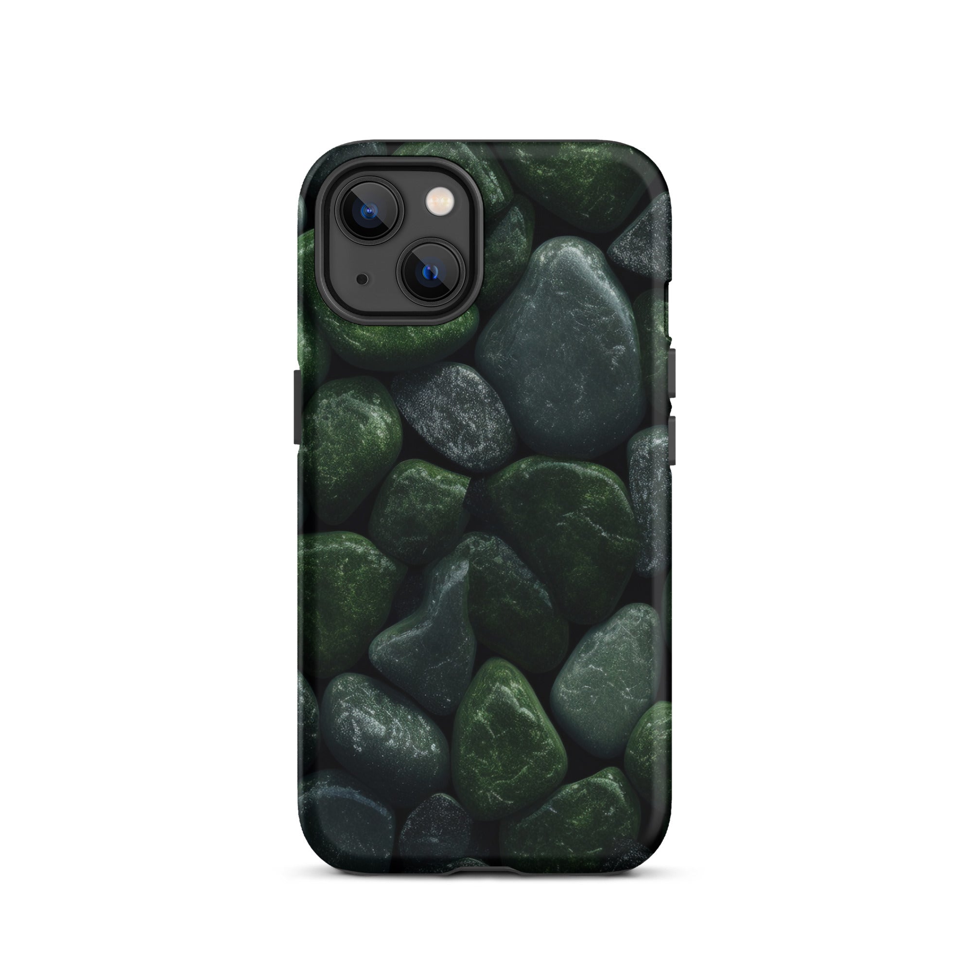 Dark Green Rocks iPhone Case by Visual Verse - Image 18