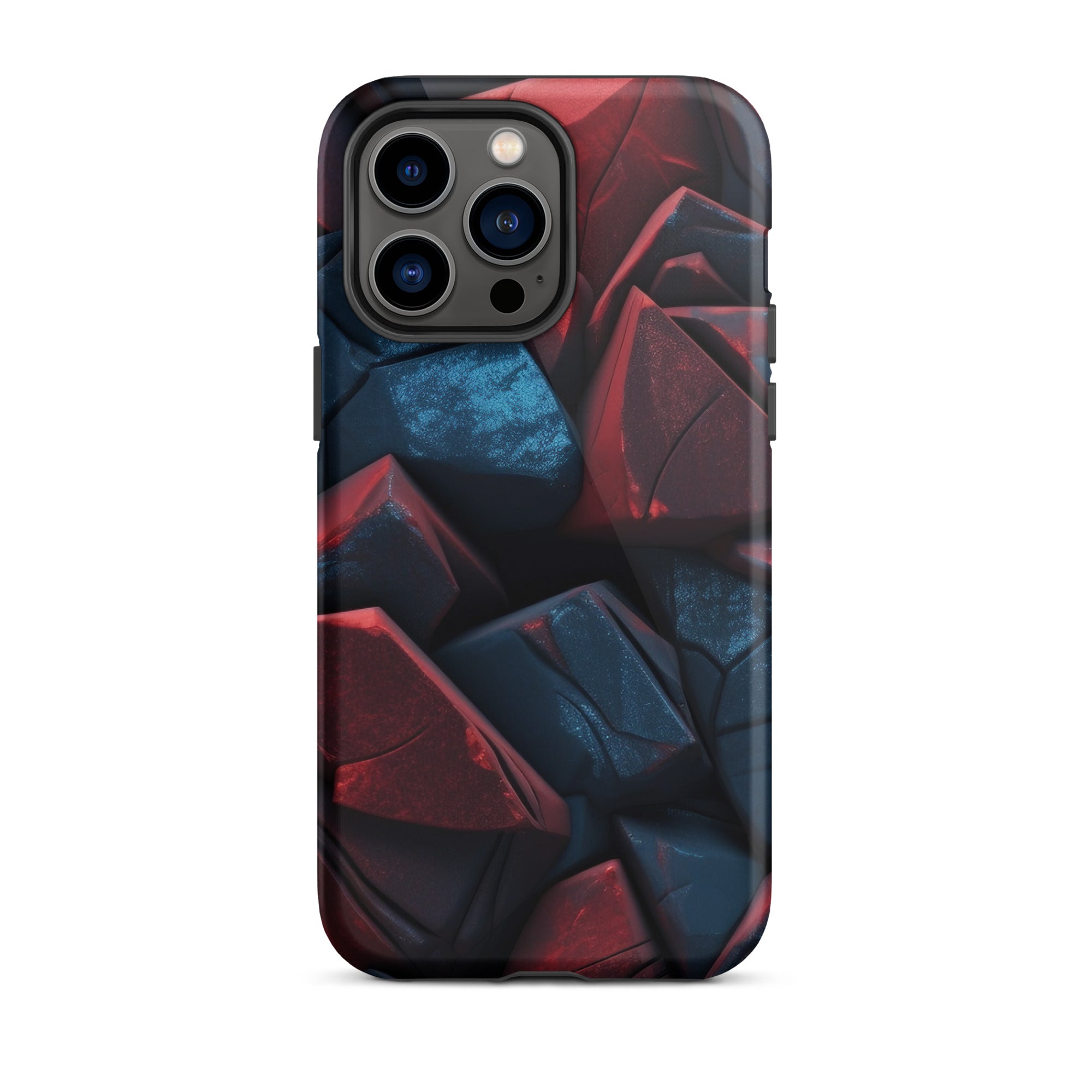 Dark Red Rocks iPhone Case by Visual Verse - Image 29