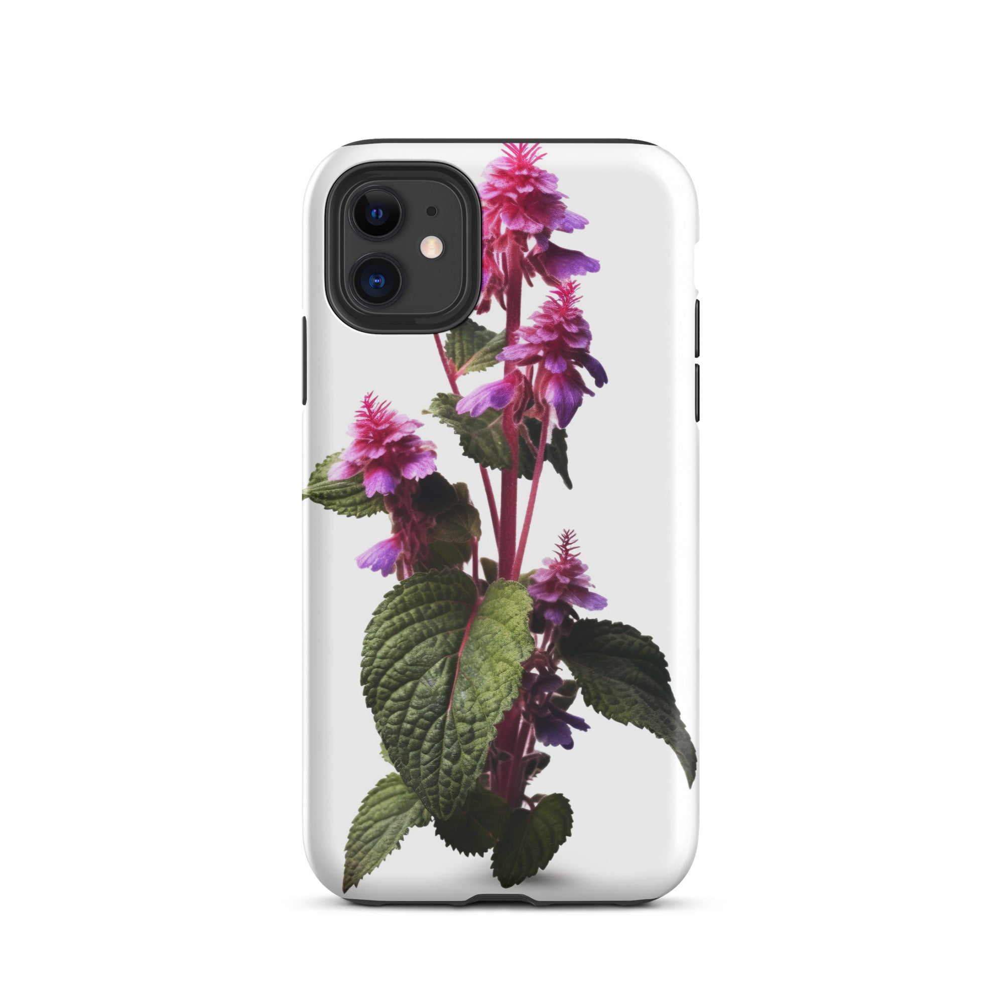 Dead Nettle Flower iPhone Case by Visual Verse - Image 2