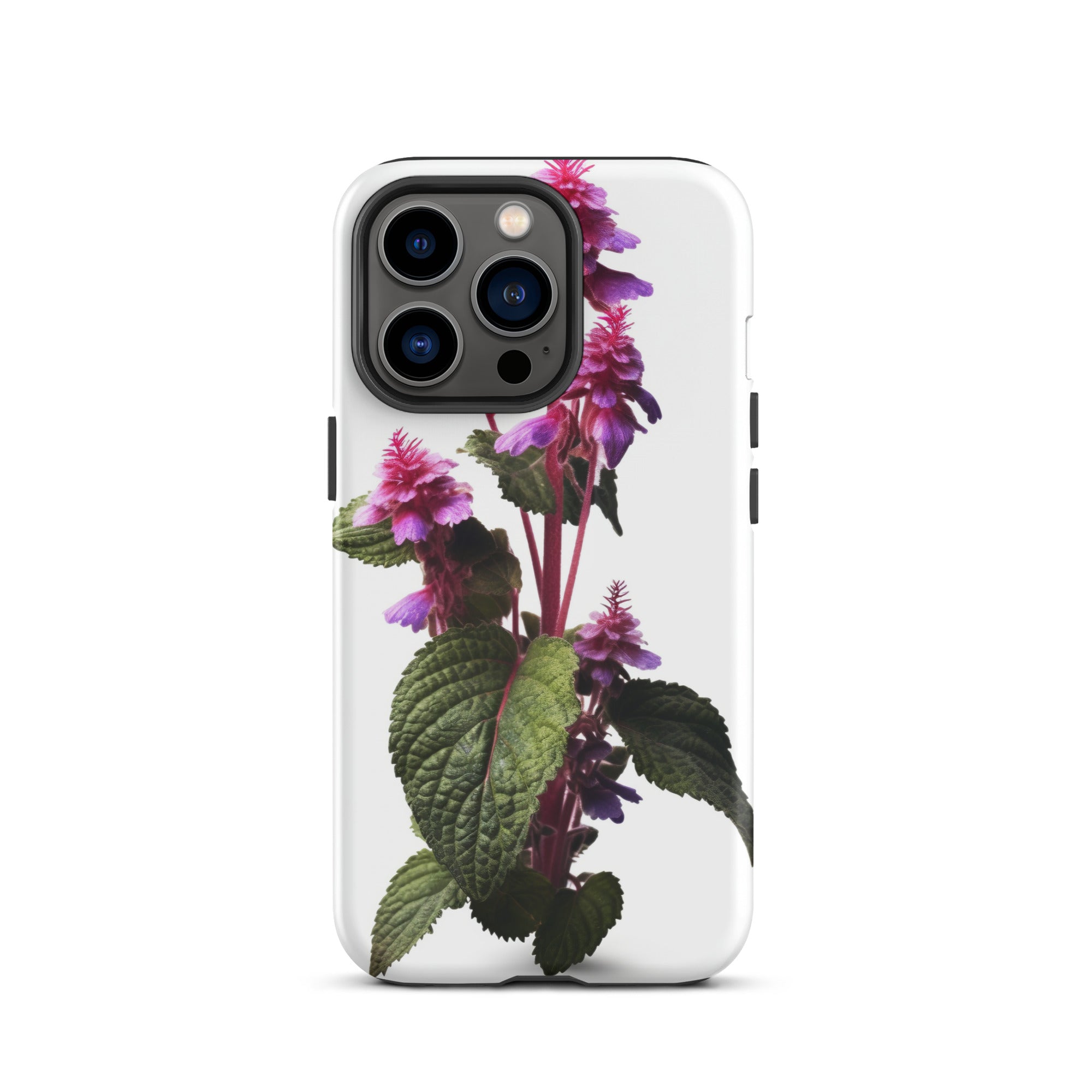 Dead Nettle Flower iPhone Case by Visual Verse - Image 20