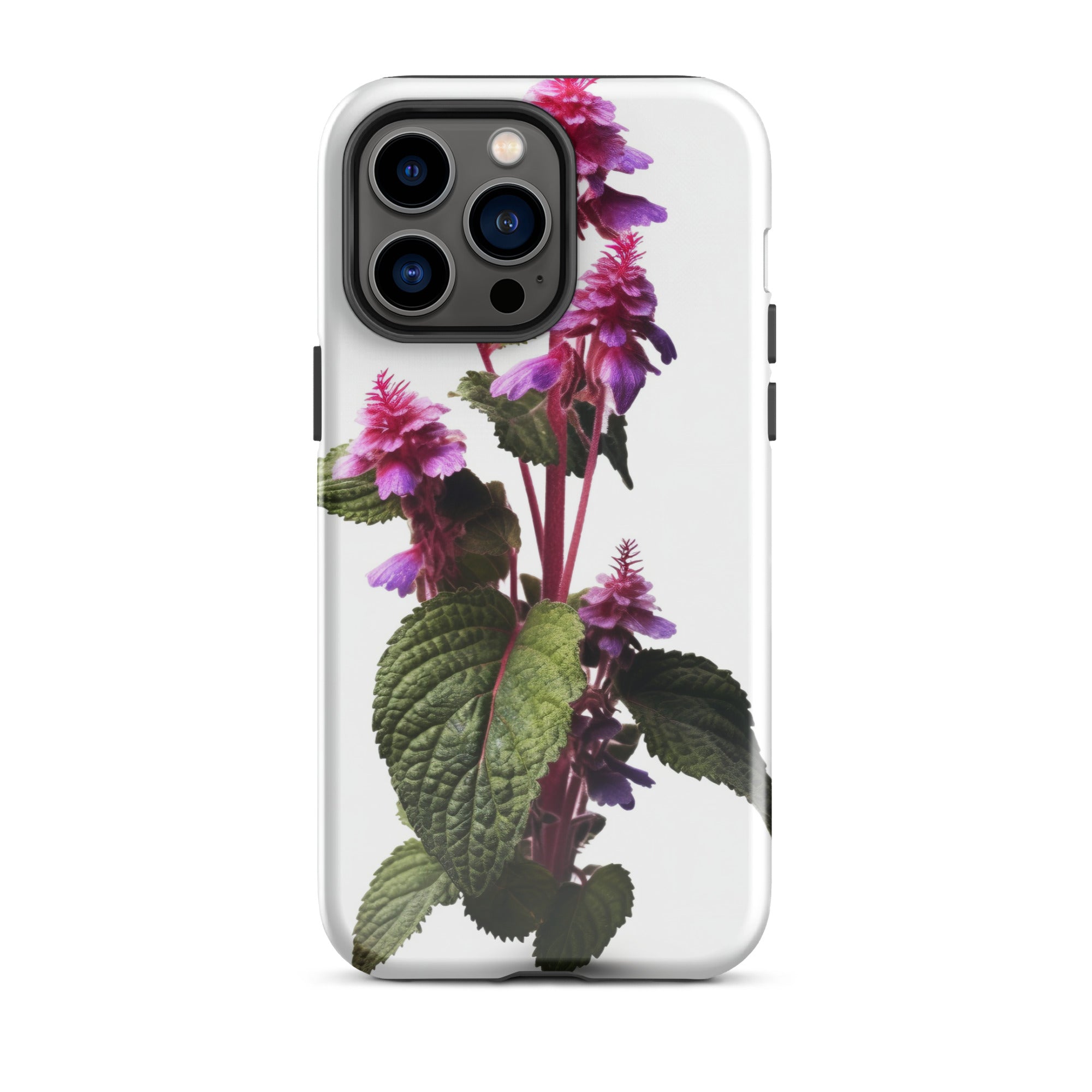 Dead Nettle Flower iPhone Case by Visual Verse - Image 29