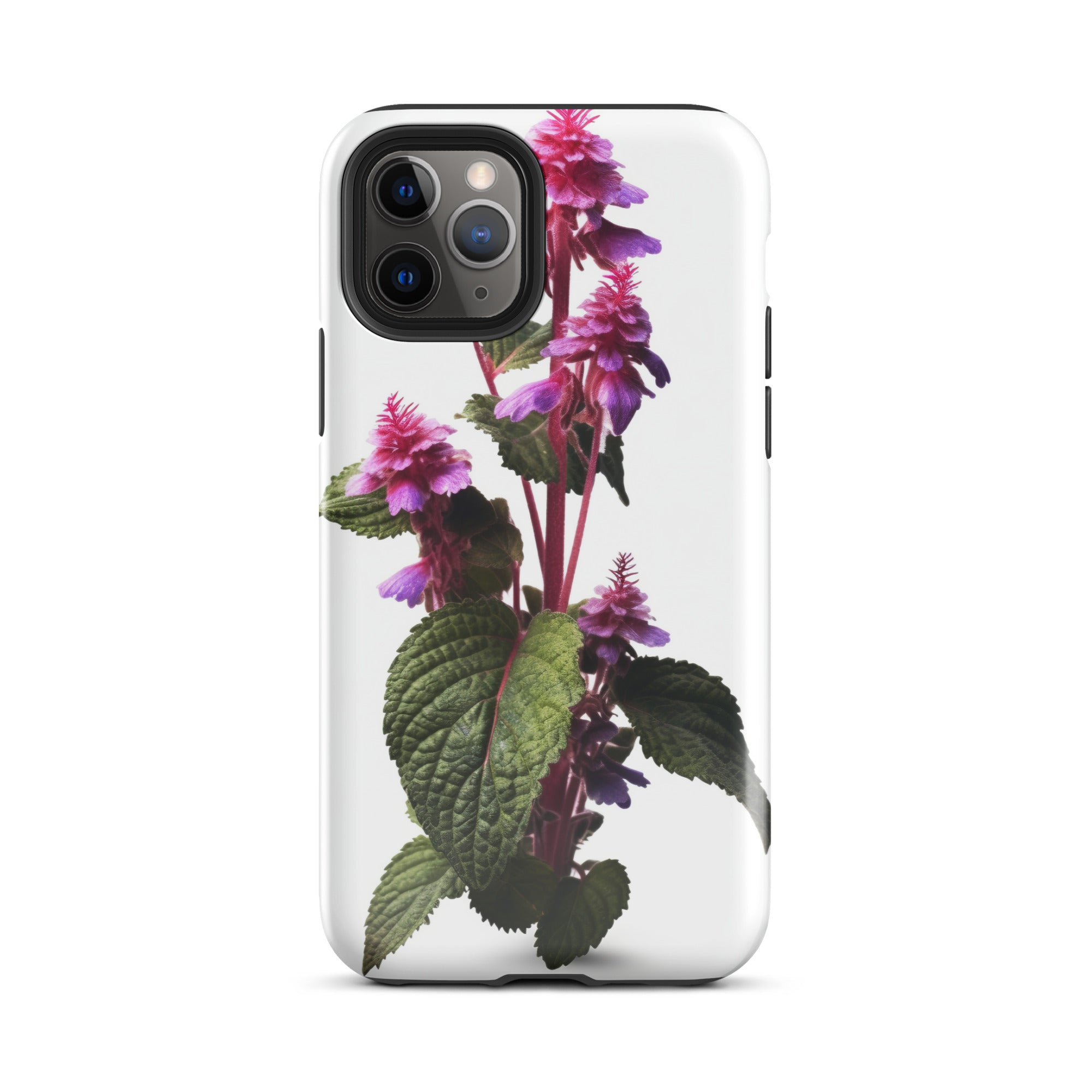 Dead Nettle Flower iPhone Case by Visual Verse - Image 3