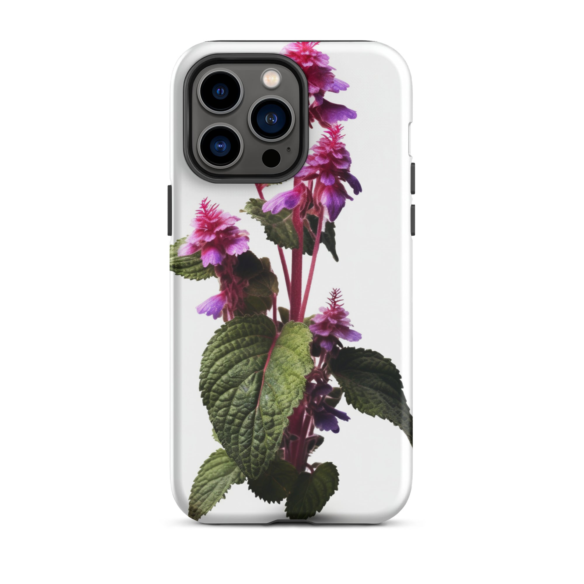 Dead Nettle Flower iPhone Case by Visual Verse - Image 30