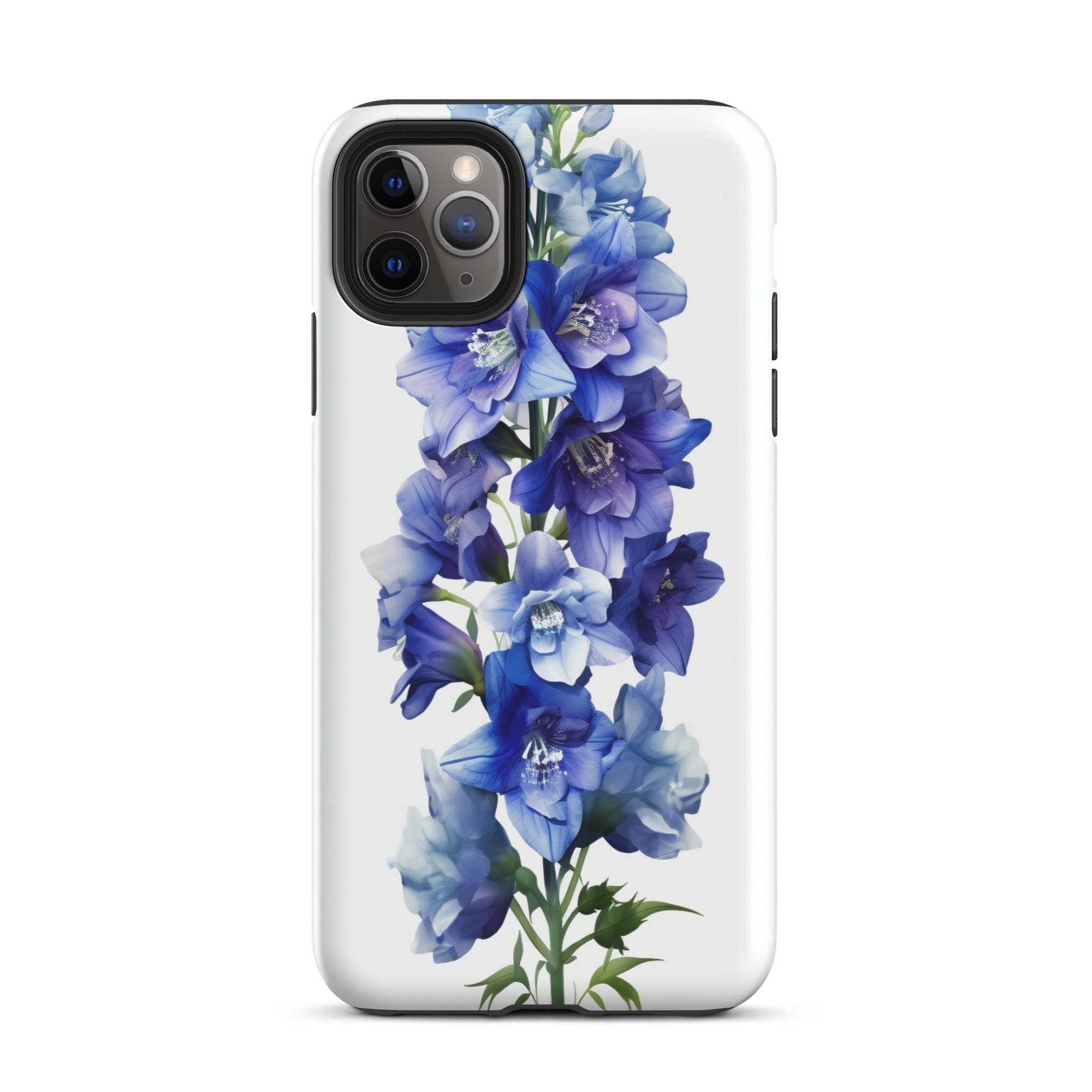 Delphinium Belladonna Flower iPhone Case by Visual Verse - Image 6