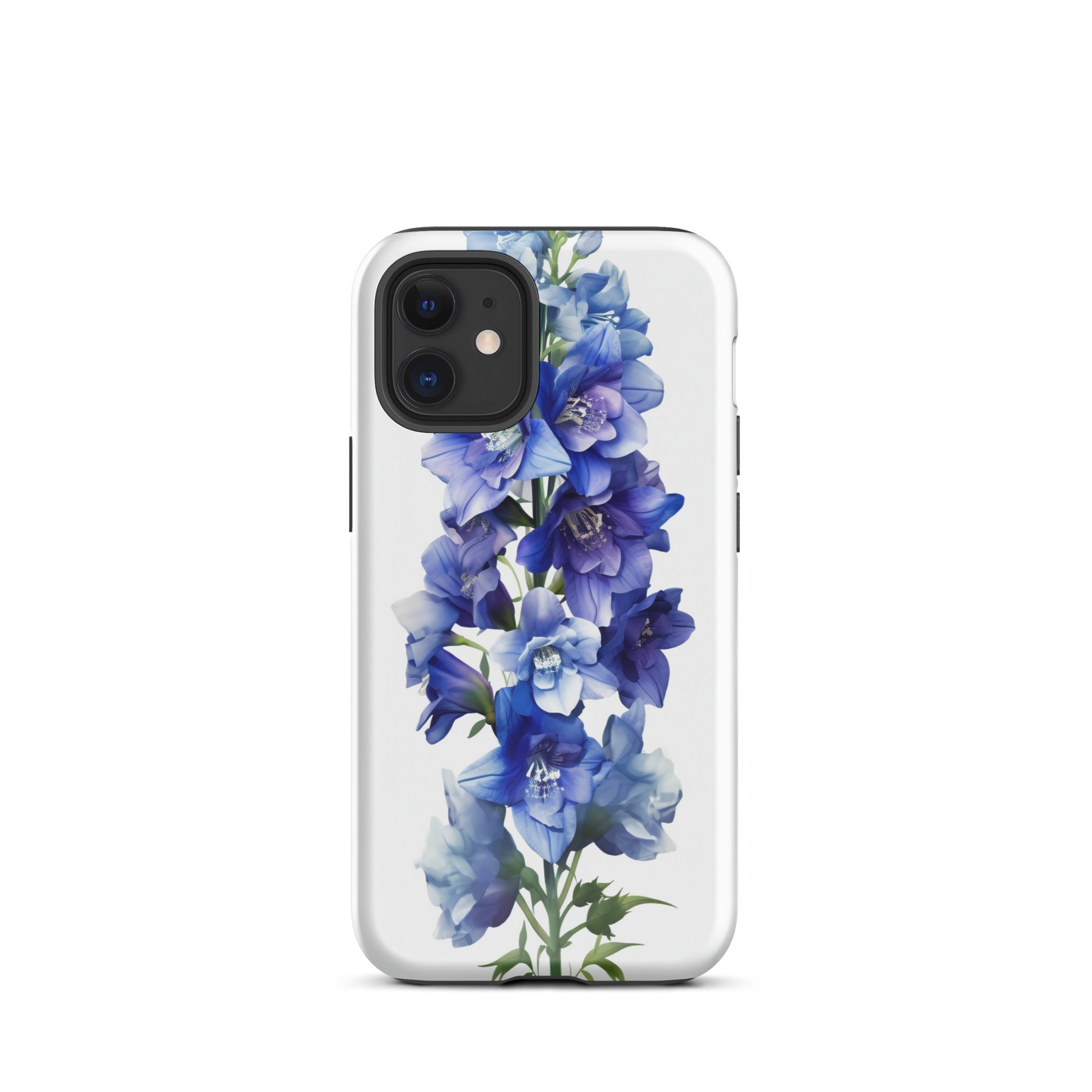 Delphinium Belladonna Flower iPhone Case by Visual Verse - Image 7
