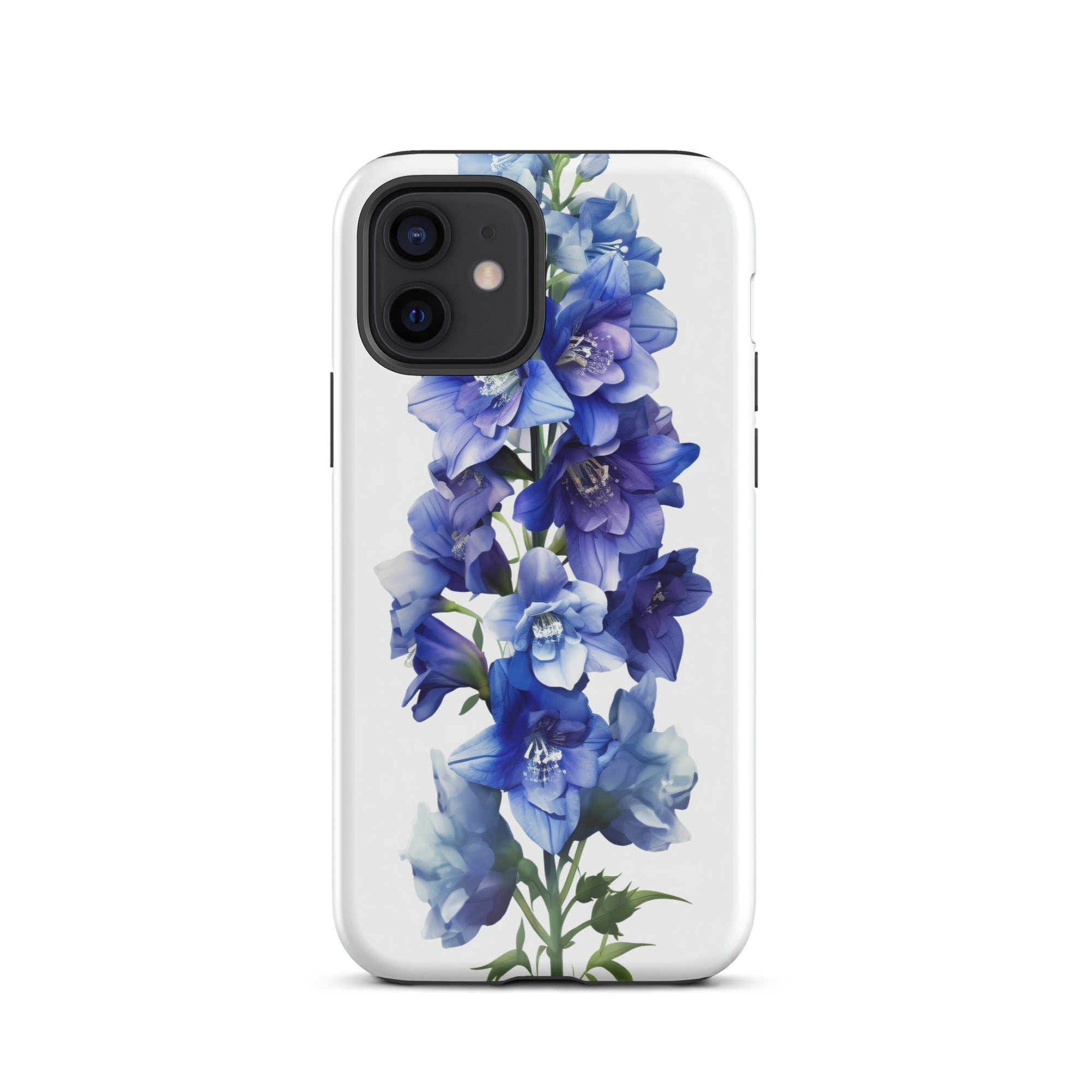 Delphinium Belladonna Flower iPhone Case by Visual Verse - Image 9