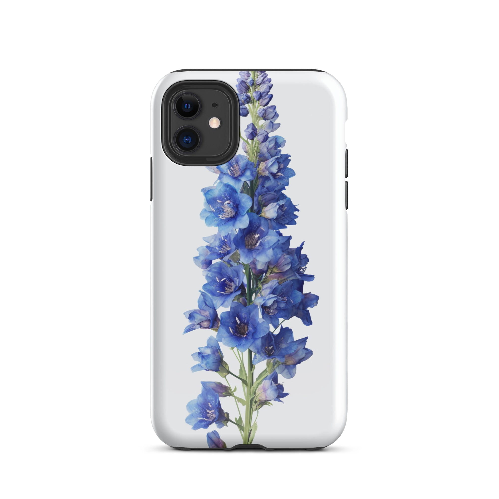 Delphinium Flower iPhone Case by Visual Verse - Image 1