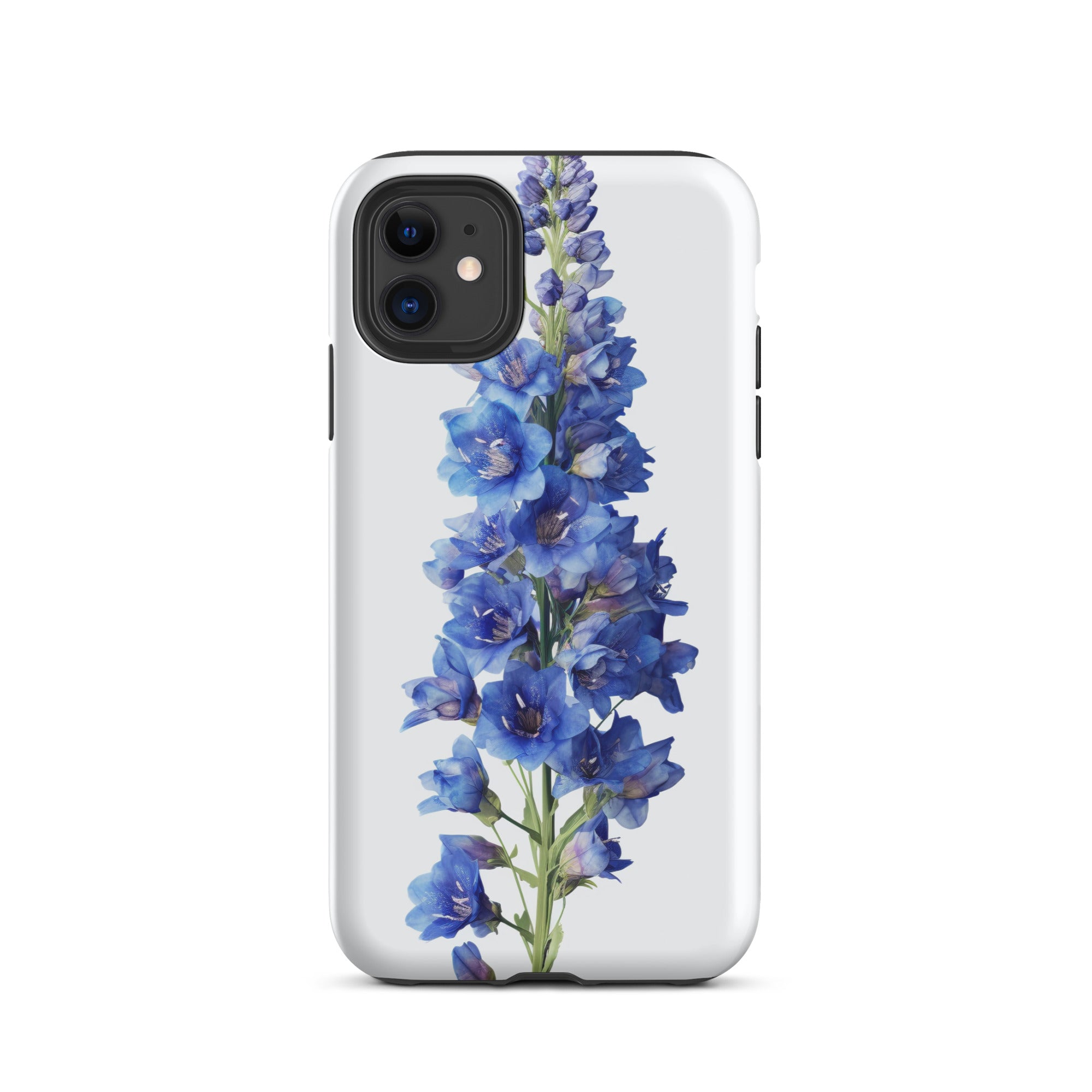 Delphinium Flower iPhone Case by Visual Verse - Image 2