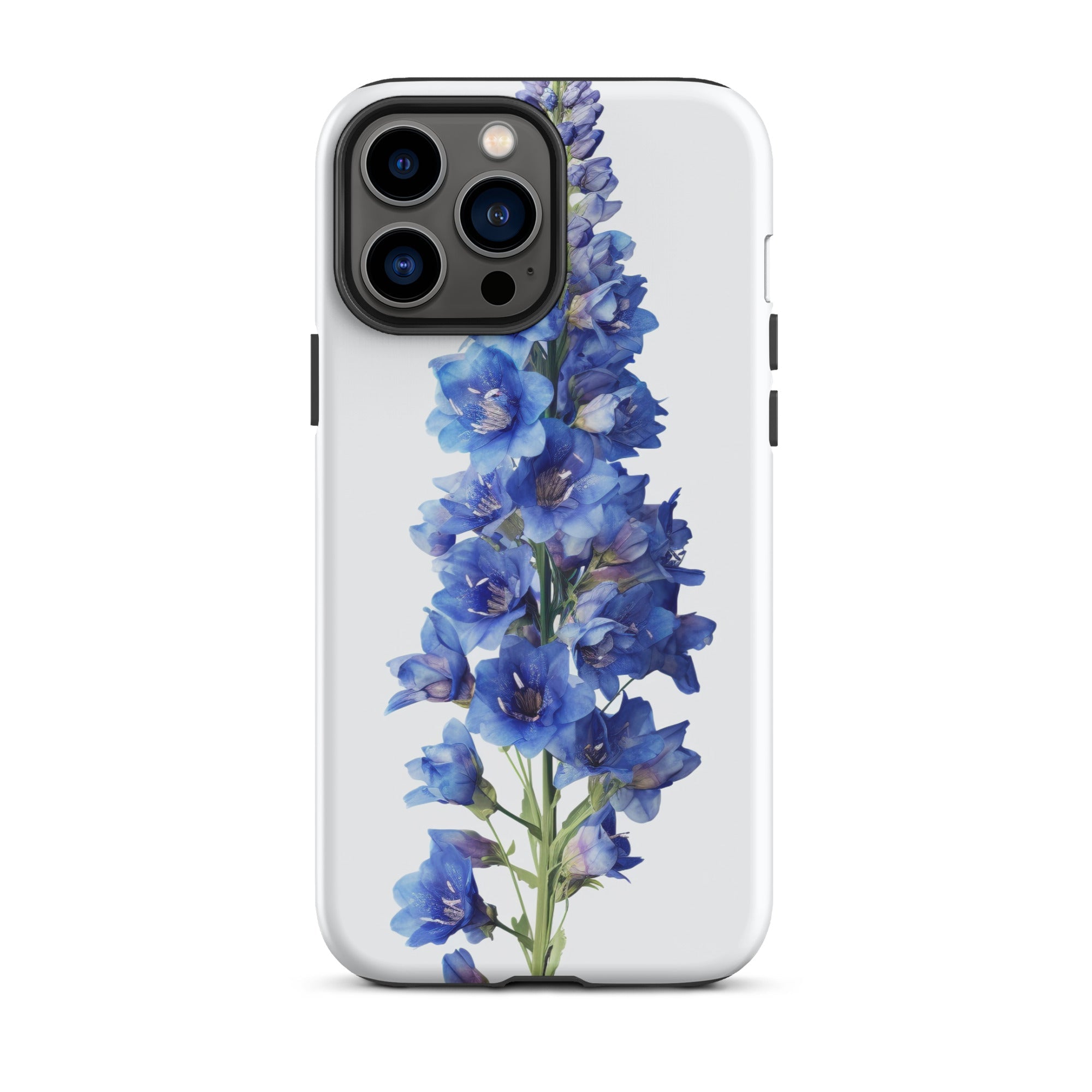 Delphinium Flower iPhone Case by Visual Verse - Image 22