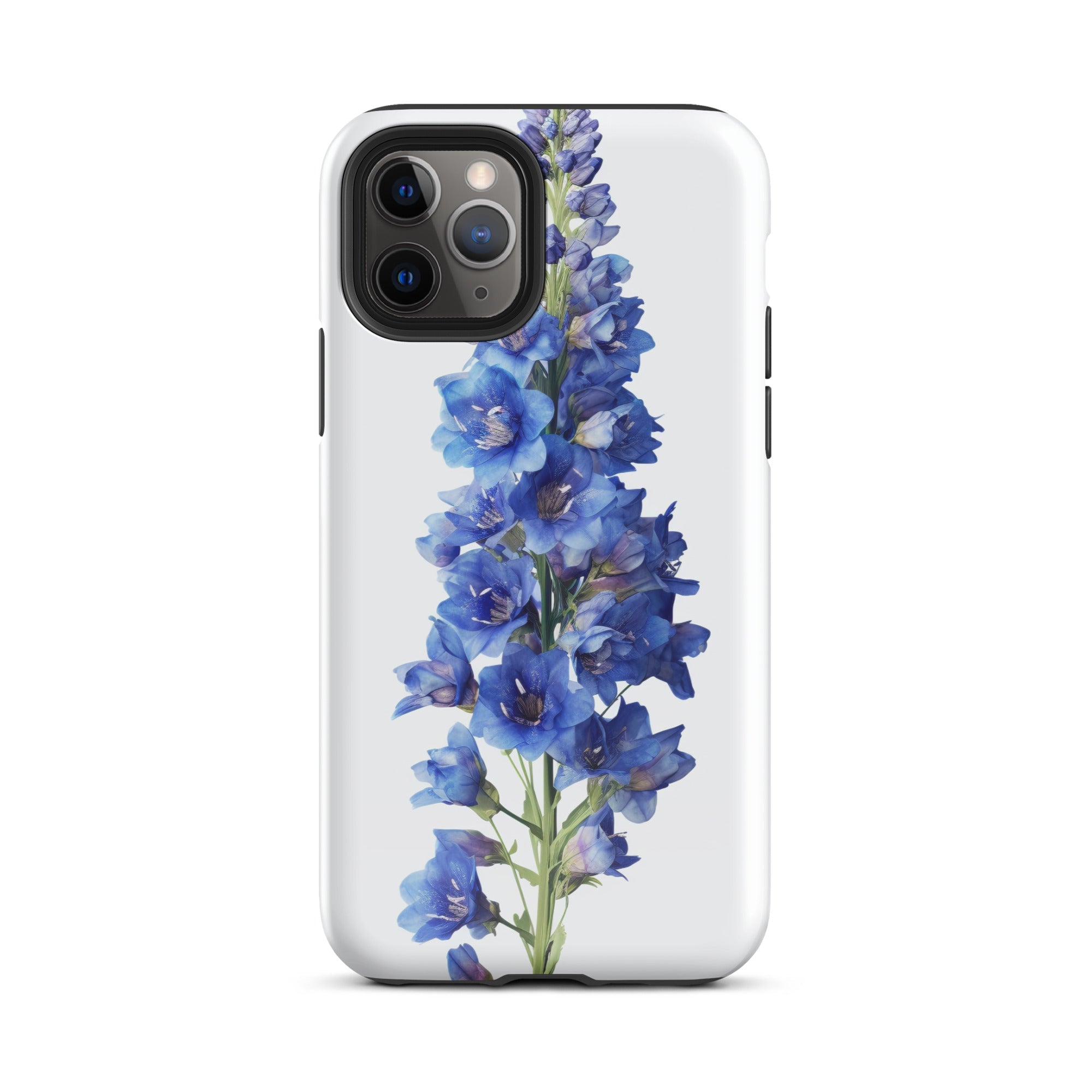Delphinium Flower iPhone Case by Visual Verse - Image 3