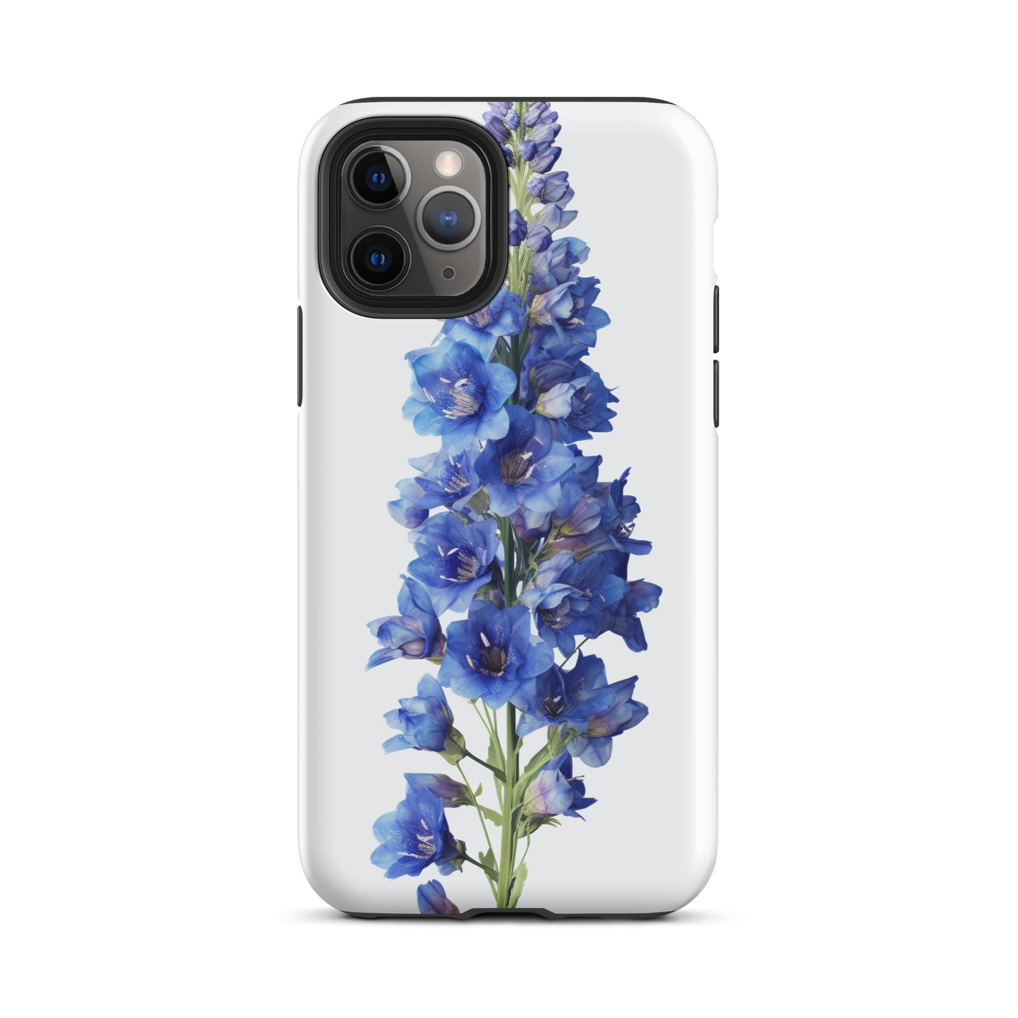 Delphinium Flower iPhone Case by Visual Verse - Image 4