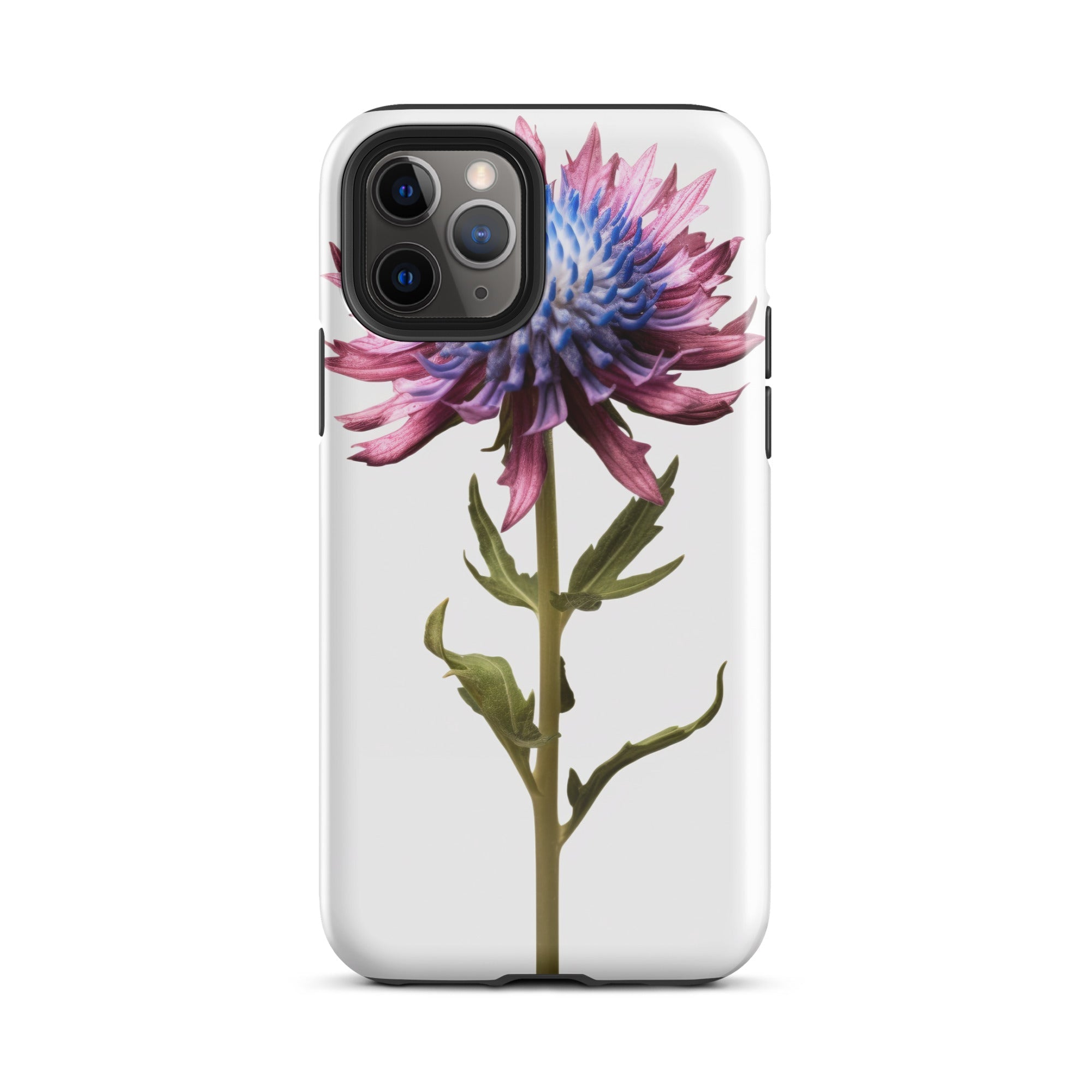 Devils Bit Scabious Flower iPhone Case by Visual Verse - Image 3