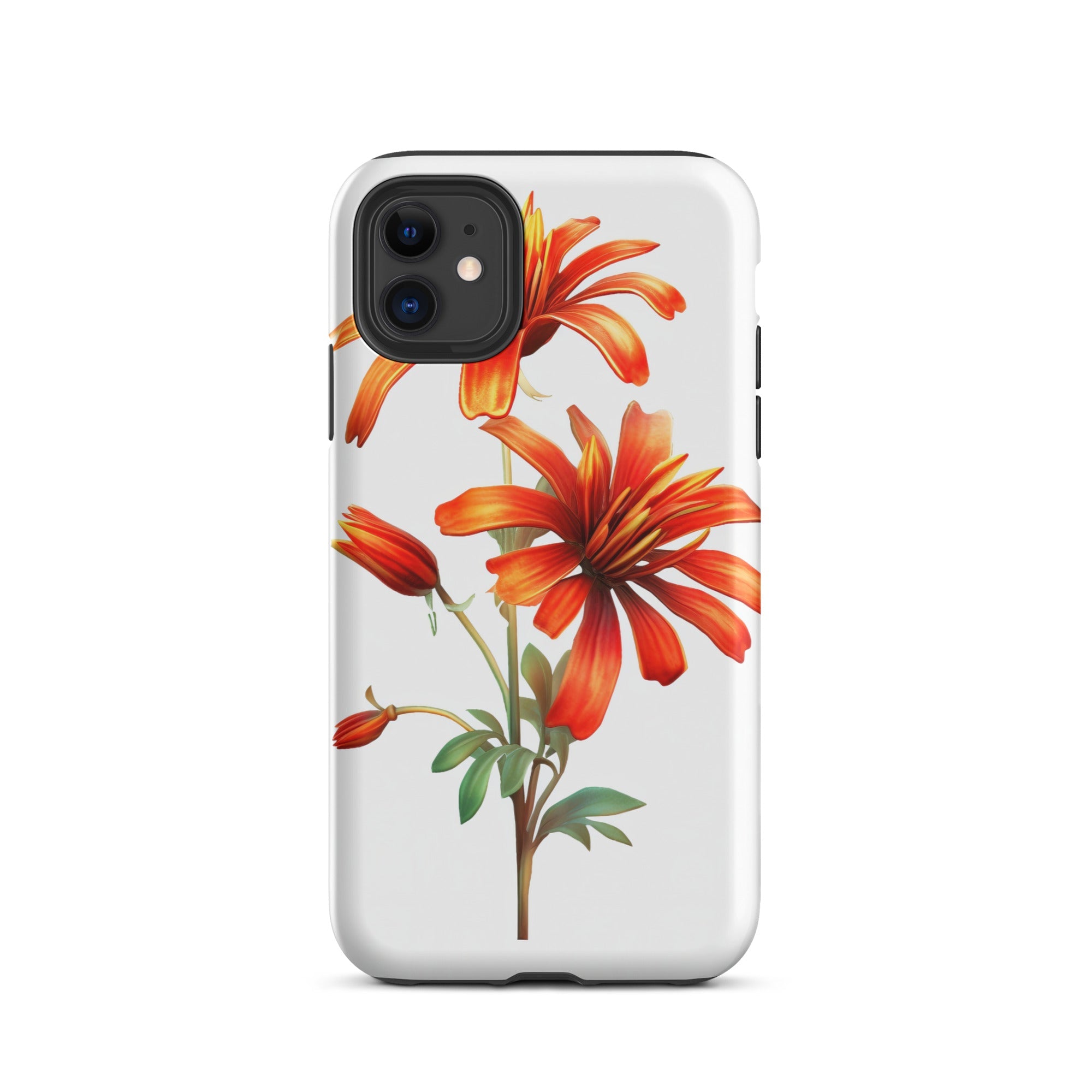 Dicliptera Flower iPhone Case by Visual Verse - Image 2