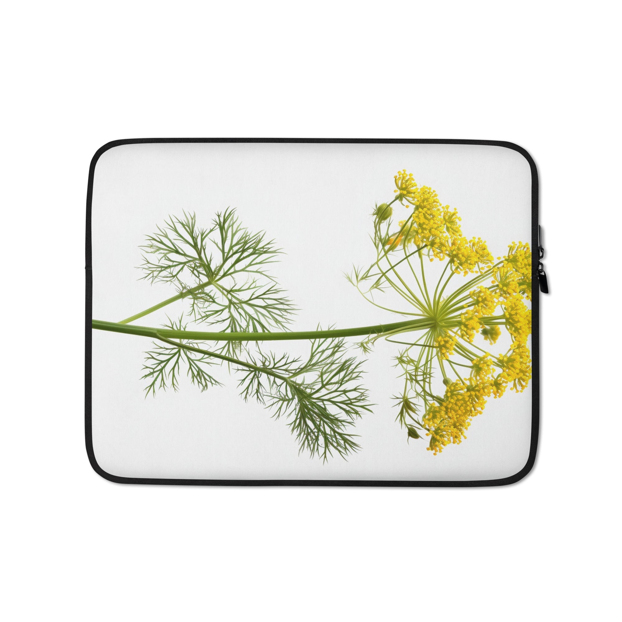 Dill Flower Laptop Sleeve by Visual Verse - Image 2