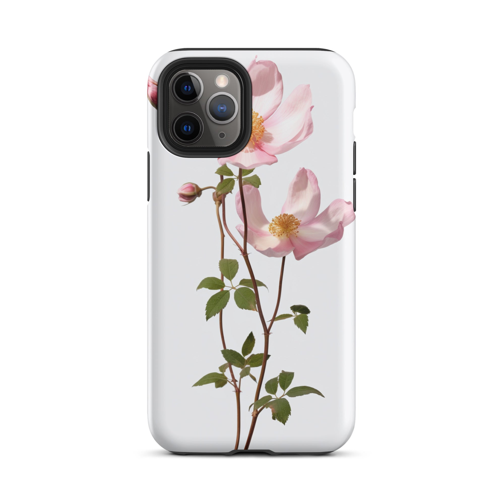 Dog Rose Flower iPhone Case by Visual Verse - Image 4