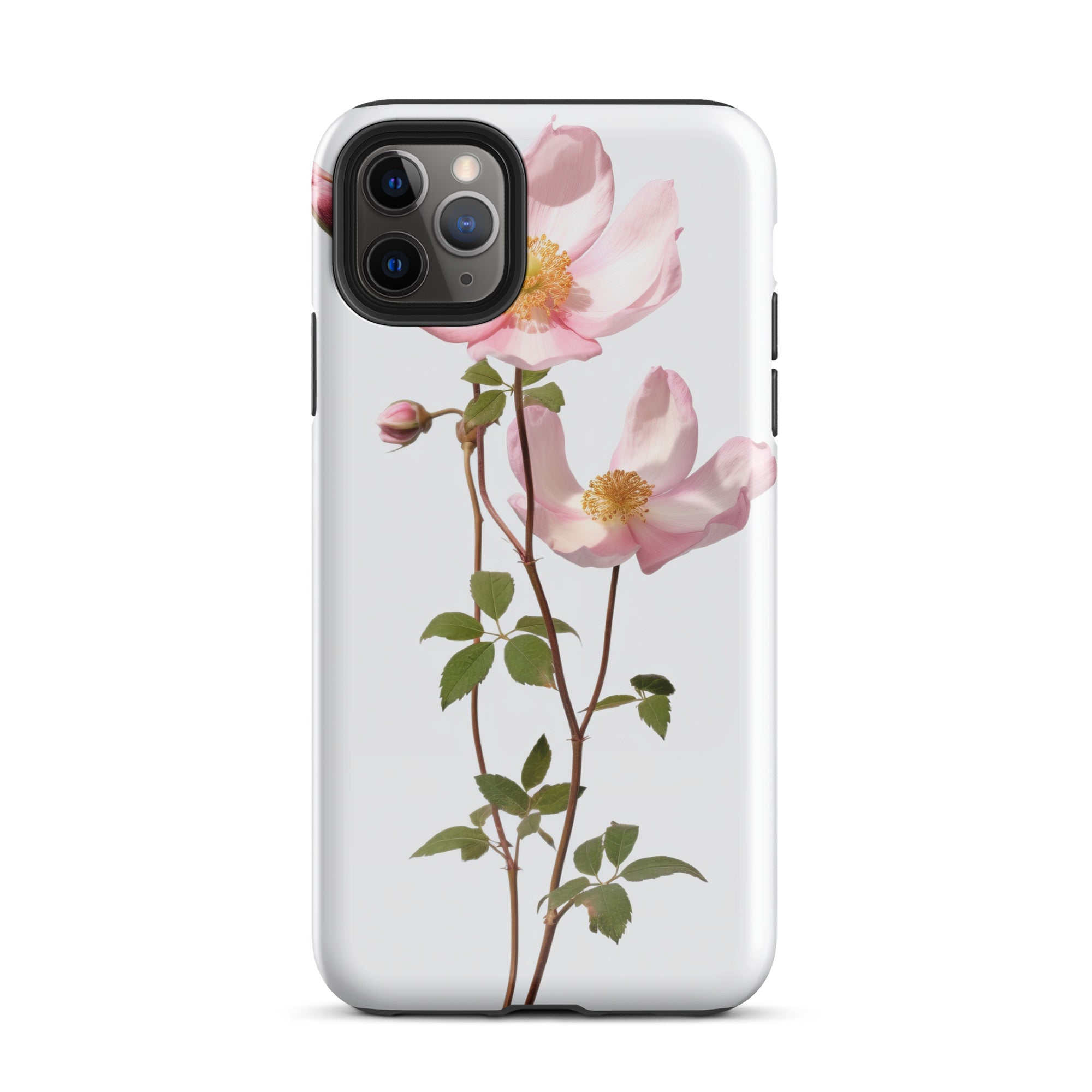 Dog Rose Flower iPhone Case by Visual Verse - Image 5