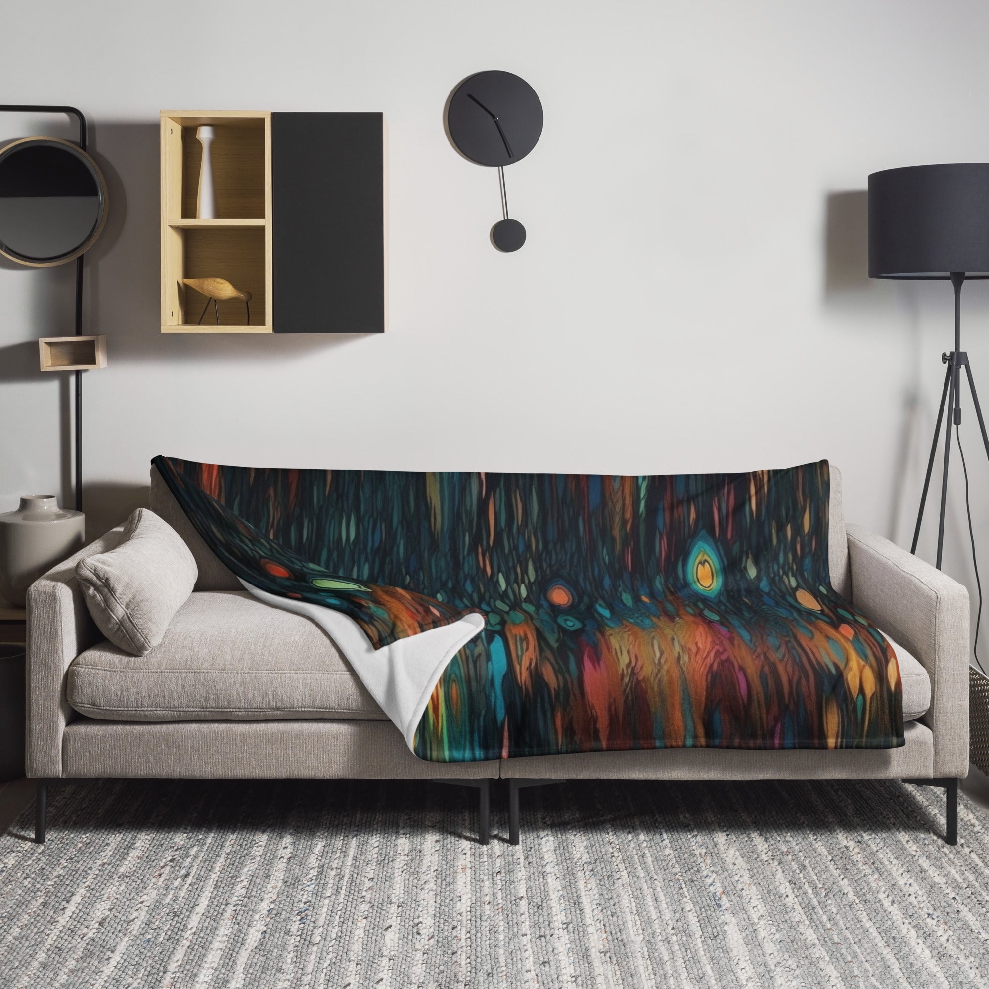 Dreamy Interstellar Blanket by Visual Verse - Image 1