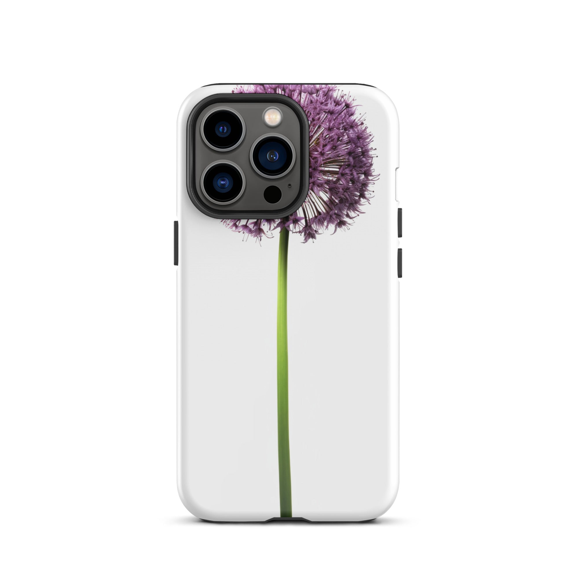 Drumstick Allium Flower iPhone Case by Visual Verse - Image 19