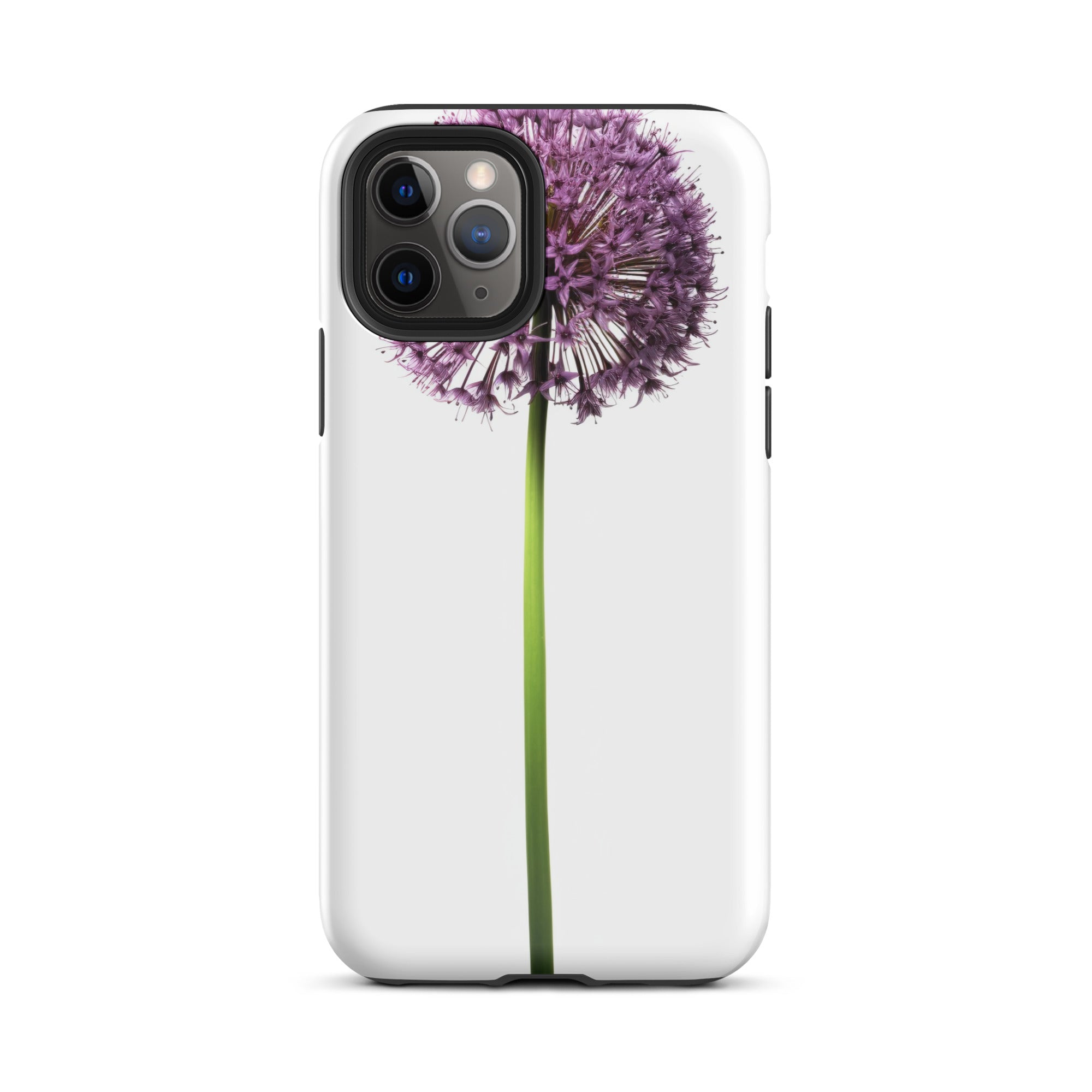 Drumstick Allium Flower iPhone Case by Visual Verse - Image 3