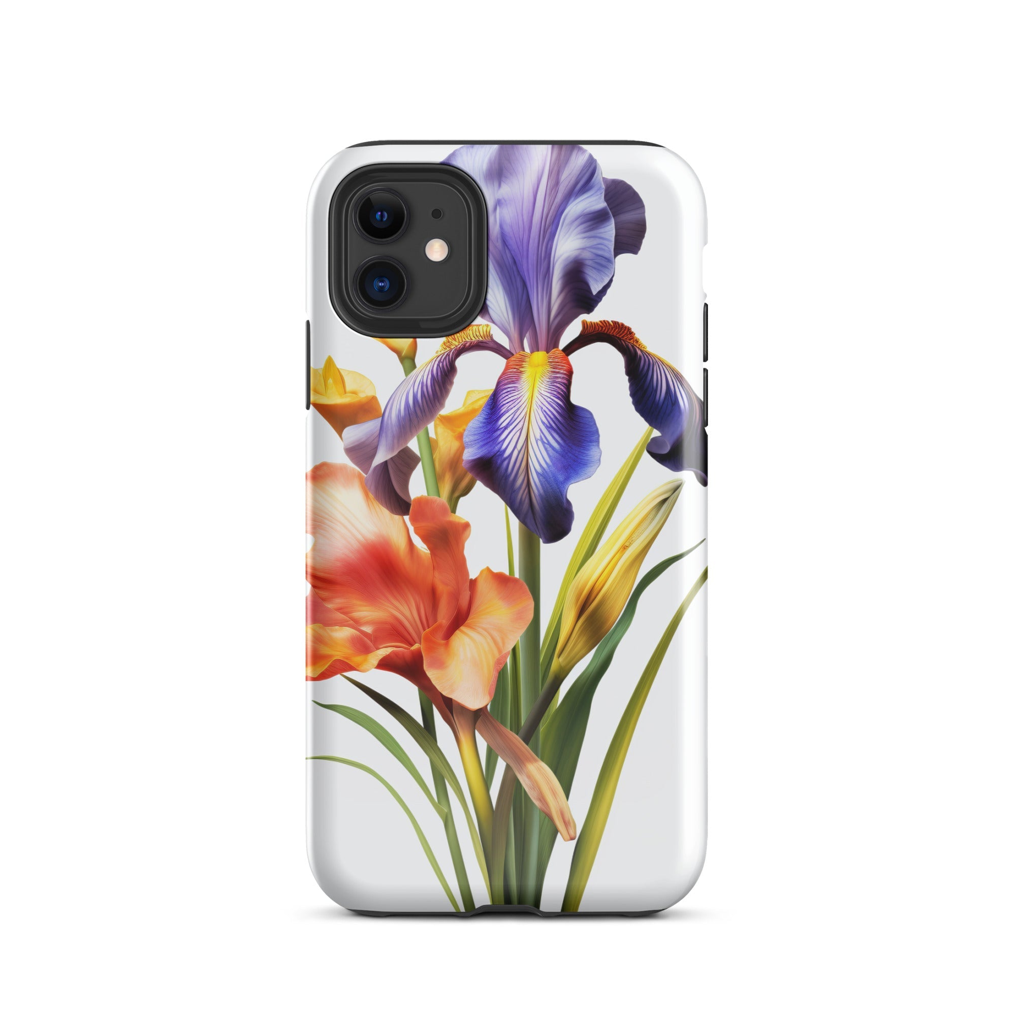 Dutch Iris Flower iPhone Case by Visual Verse - Image 1