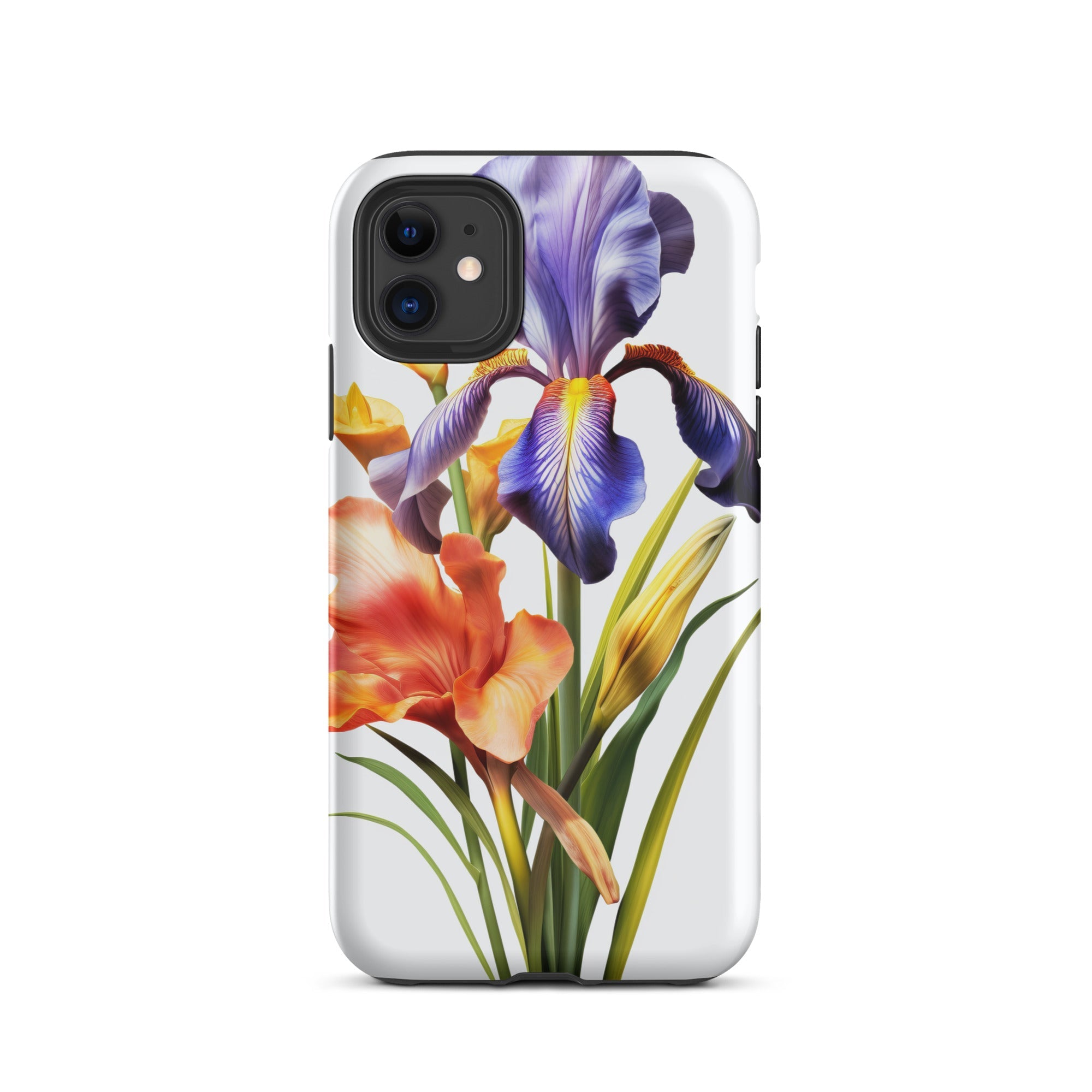 Dutch Iris Flower iPhone Case by Visual Verse - Image 2
