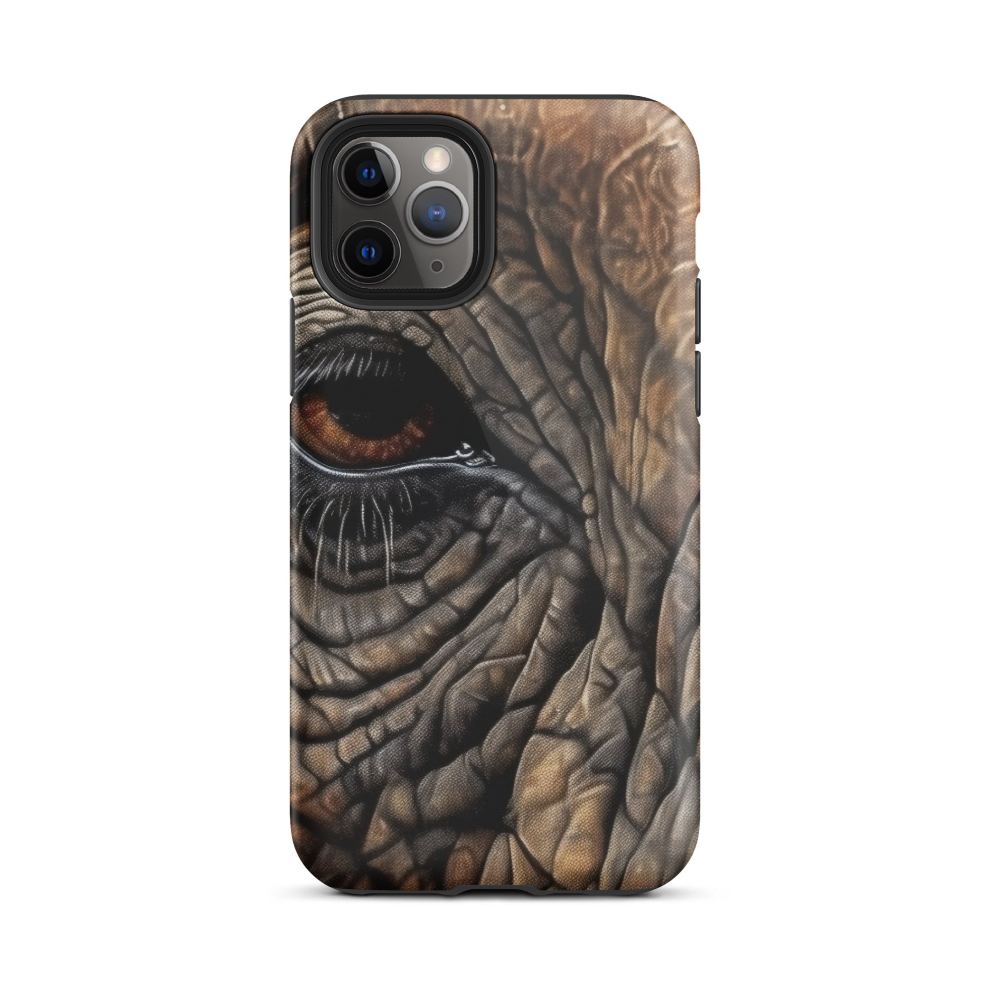 Elephant Wrinkles iPhone Case by Visual Verse - Image 3