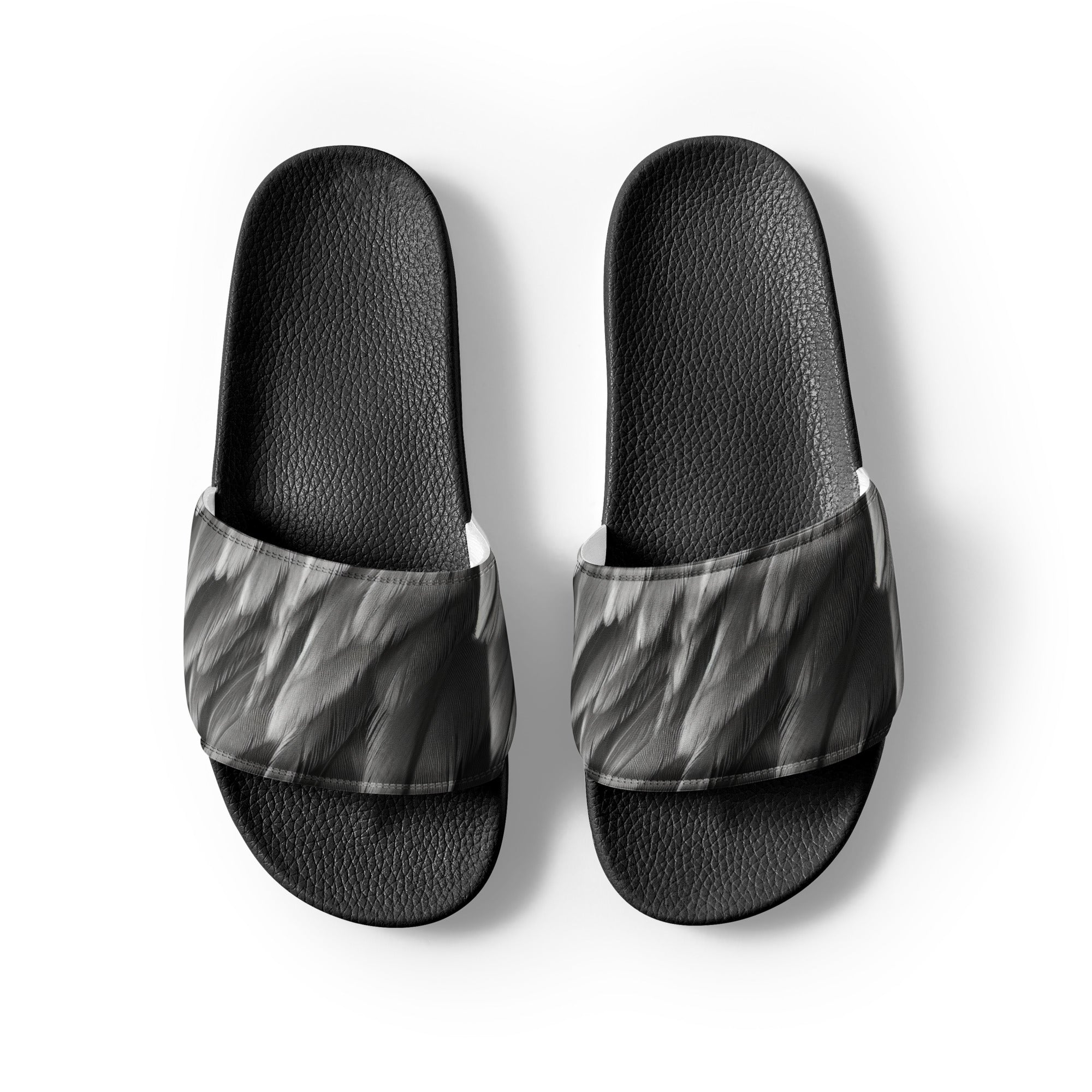 Emperor Penguin Feather Women's Slides by Visual Verse - Image 2