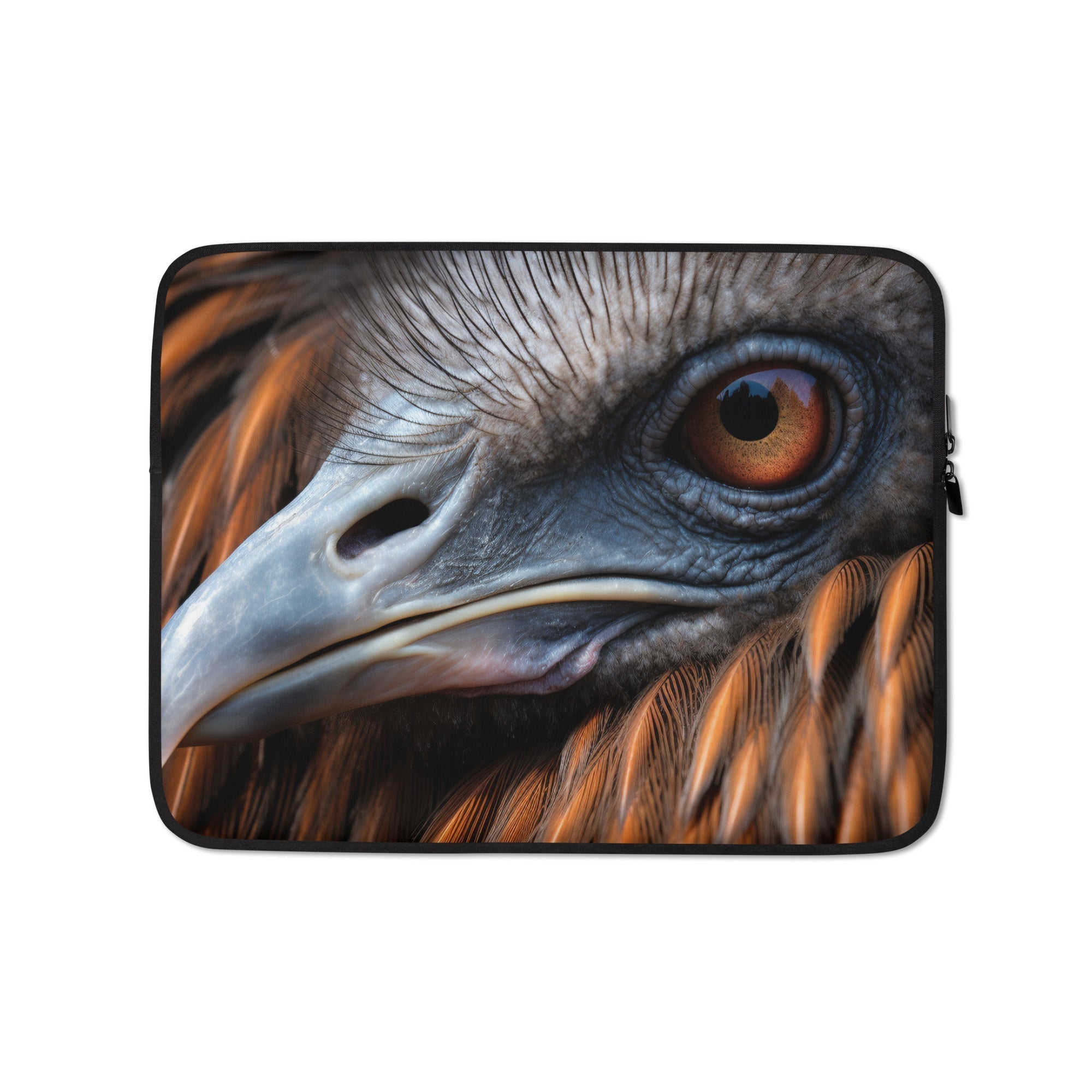Emu Feather Laptop Sleeve by Visual Verse - Image 2