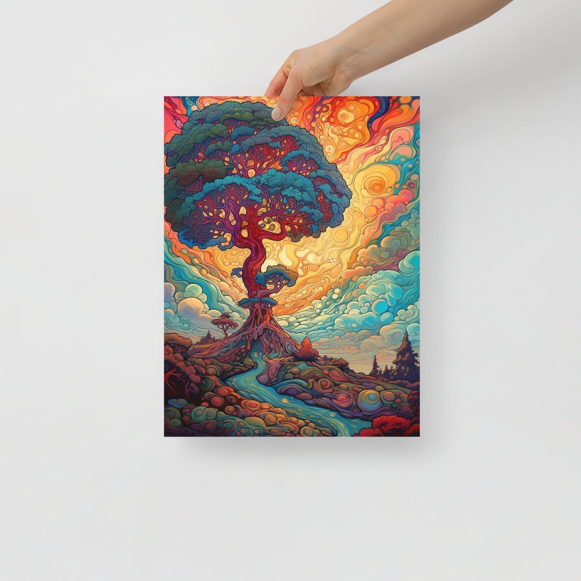Enchanting Surreal Landscape Dream Art Poster by Visual Verse - Image 3