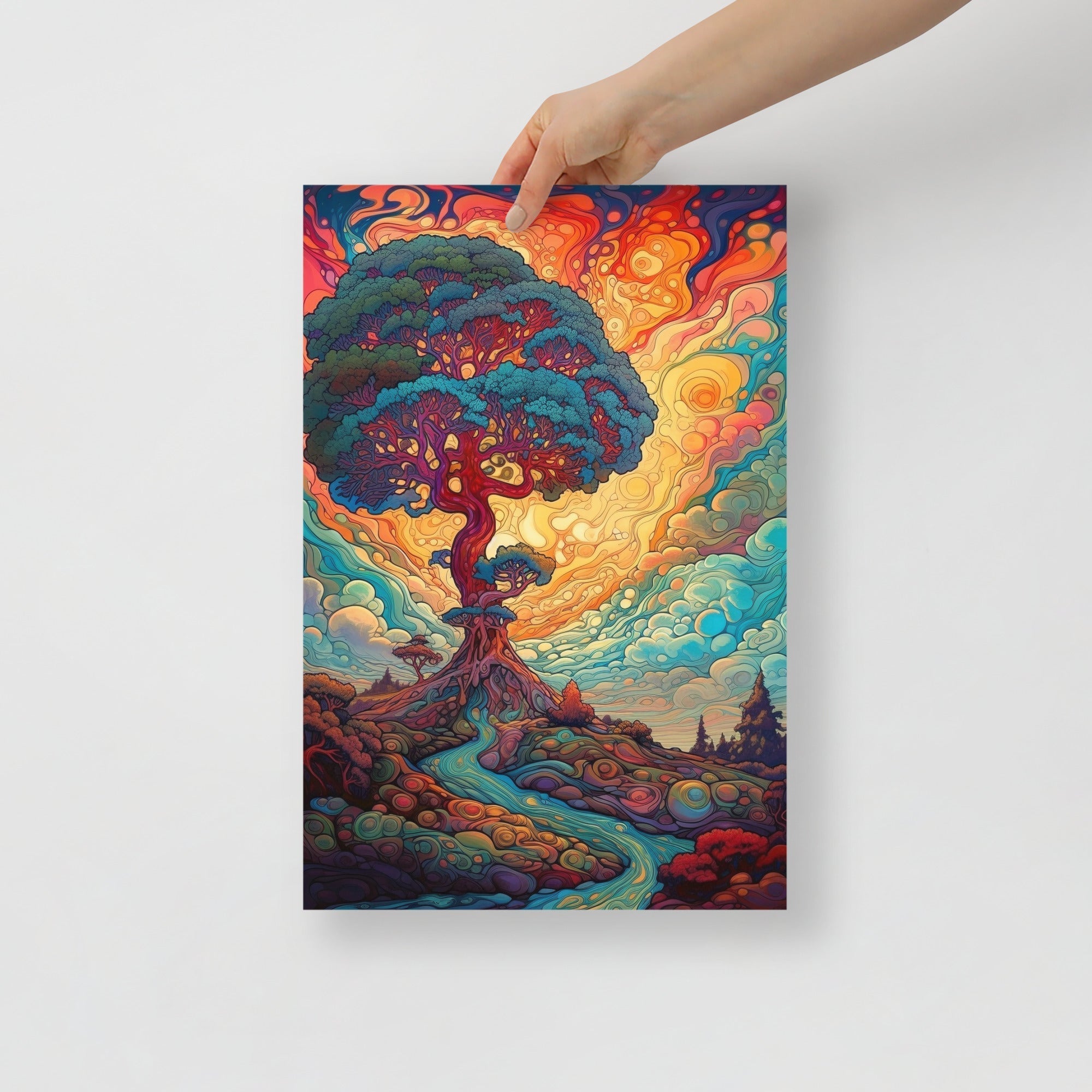 Enchanting Surreal Landscape Dream Art Poster by Visual Verse - Image 4