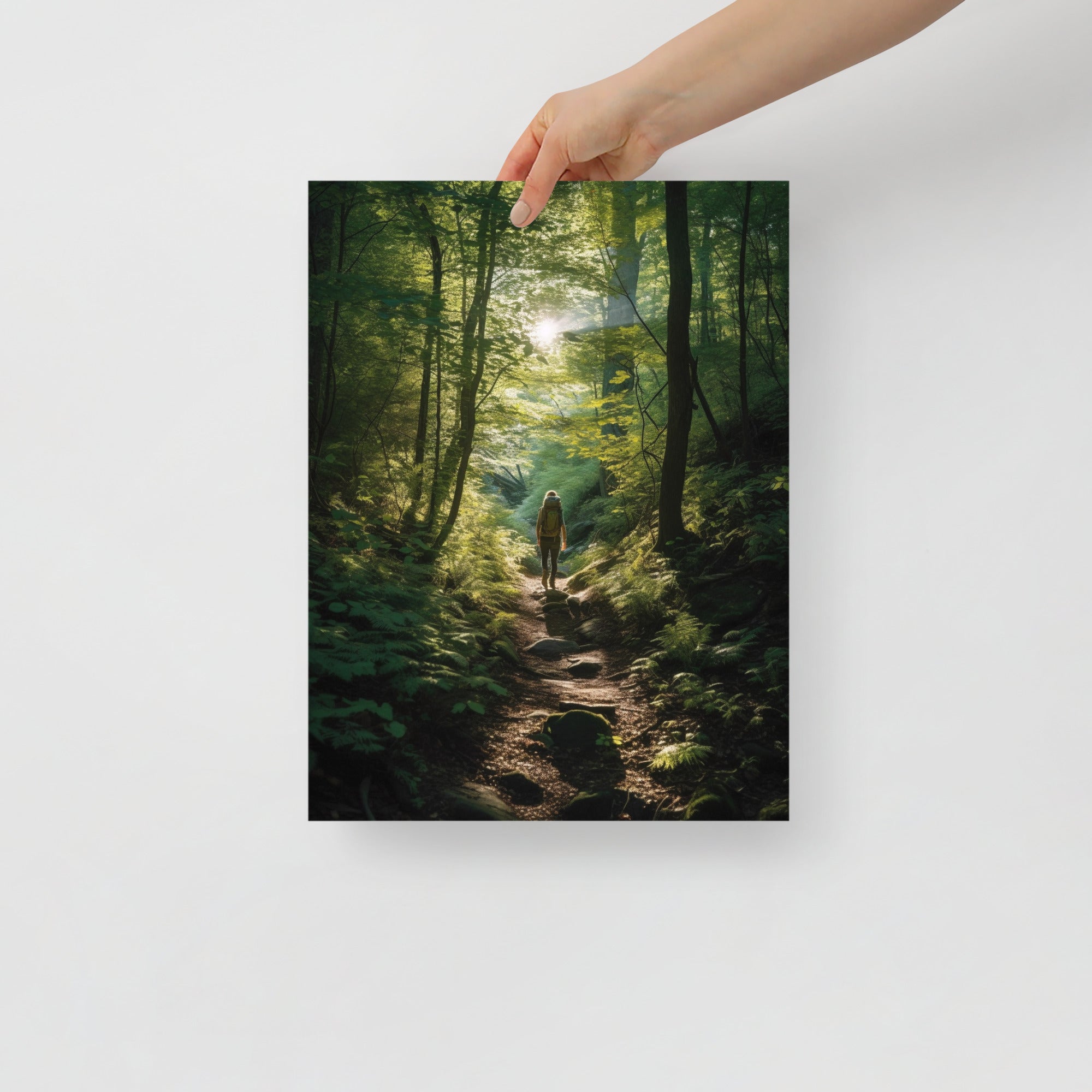 Exploring the Wilderness Art Poster by Visual Verse - Image 3