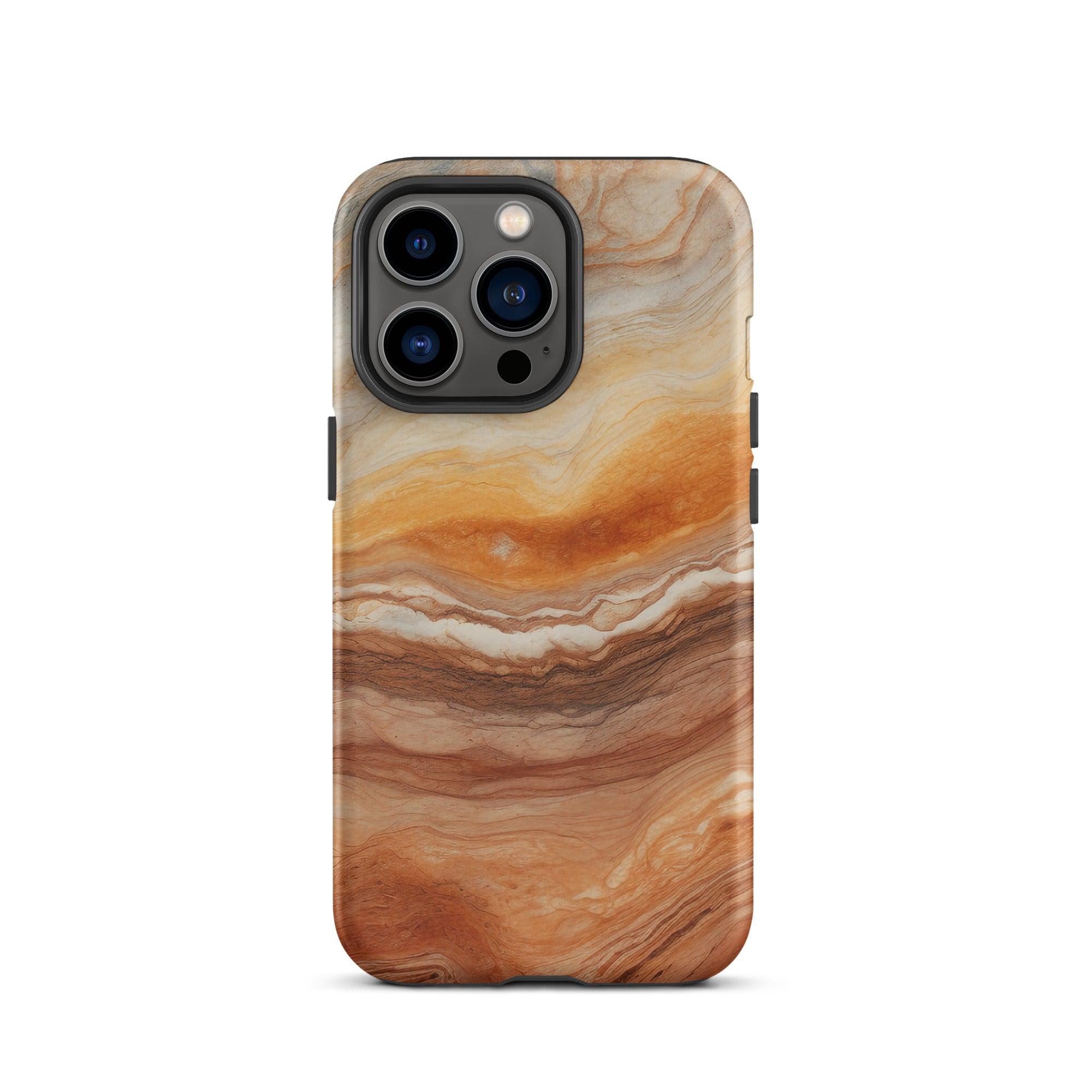 Fantasy Brown Granite iPhone Case by Visual Verse - Image 20