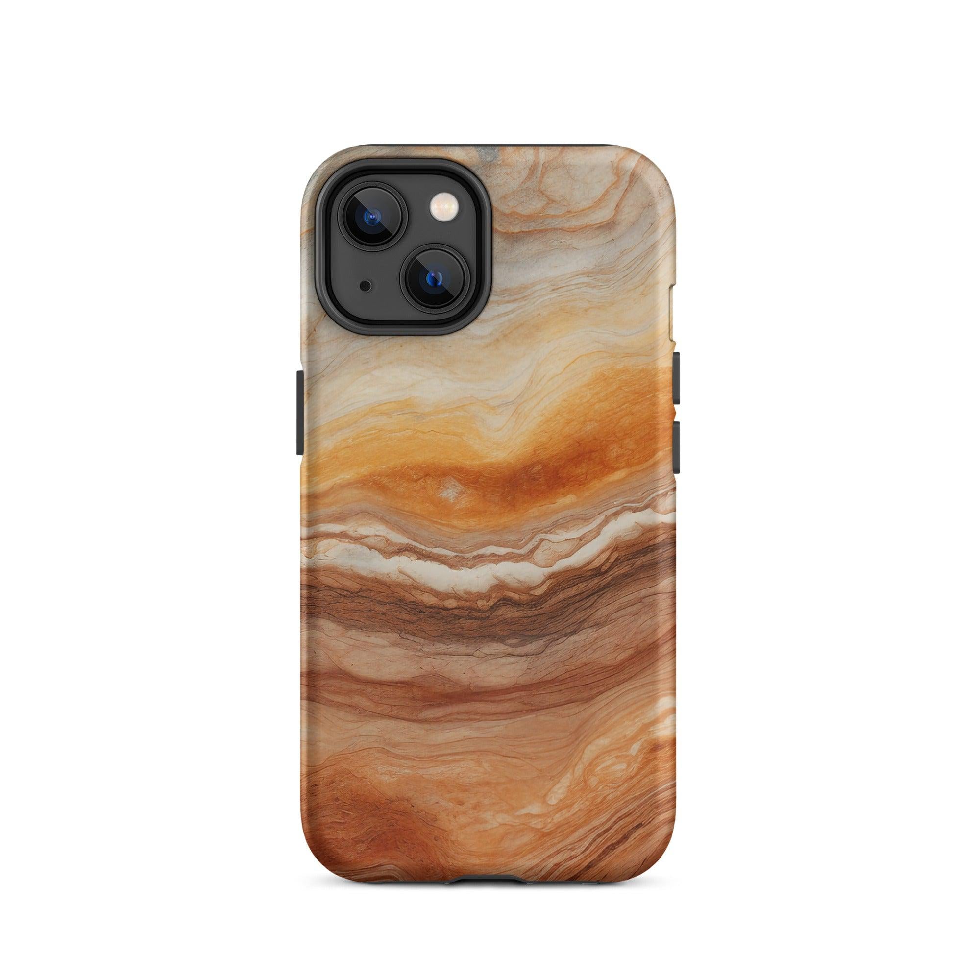 Fantasy Brown Granite iPhone Case by Visual Verse - Image 24