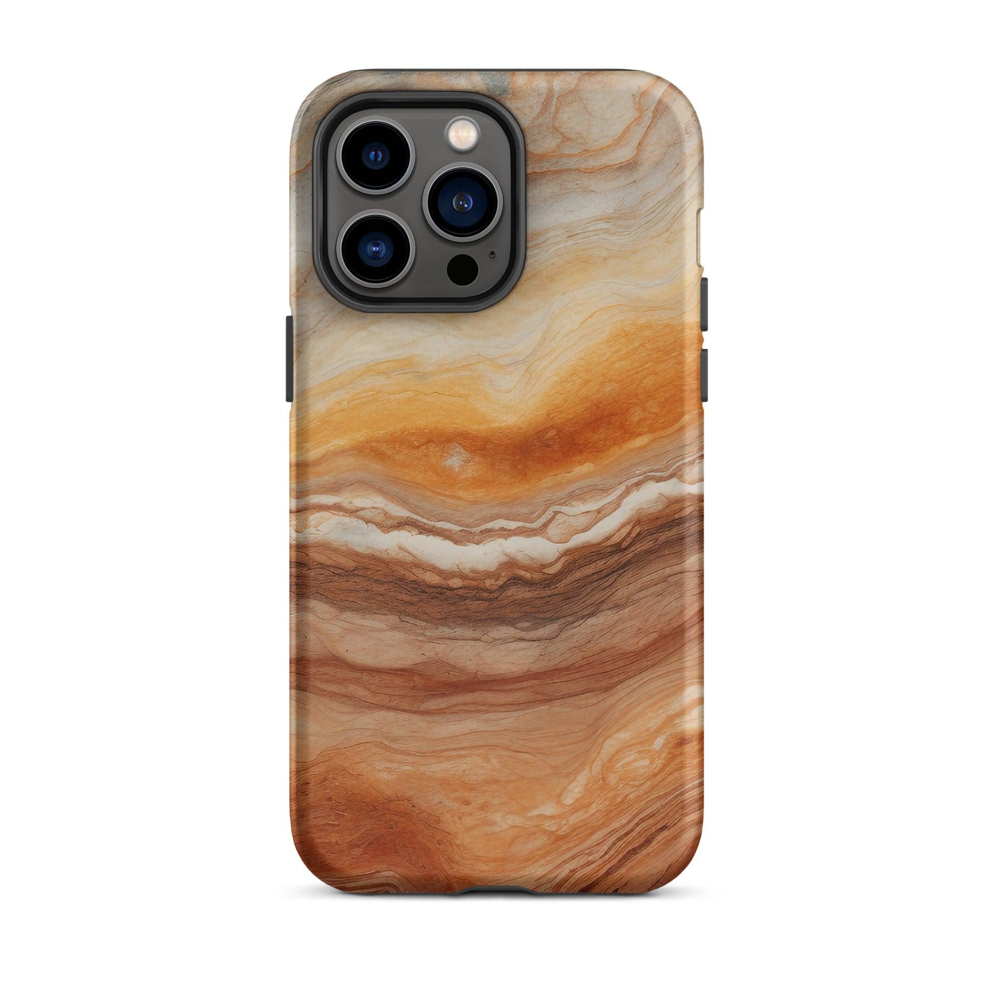 Fantasy Brown Granite iPhone Case by Visual Verse - Image 30