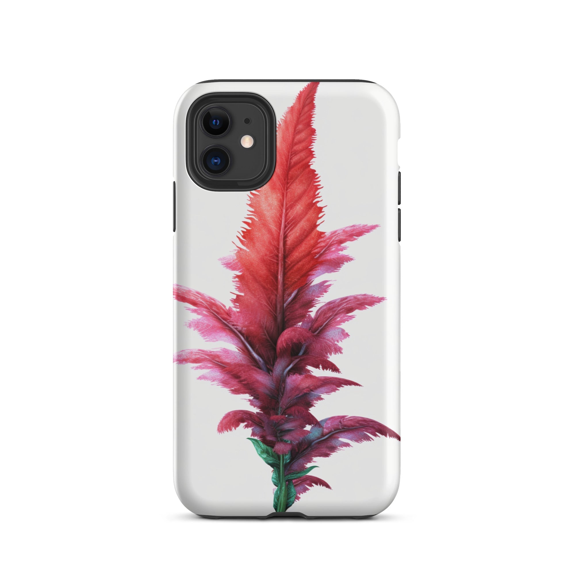 Feathered Amaranth Flower iPhone Case by Visual Verse - Image 2