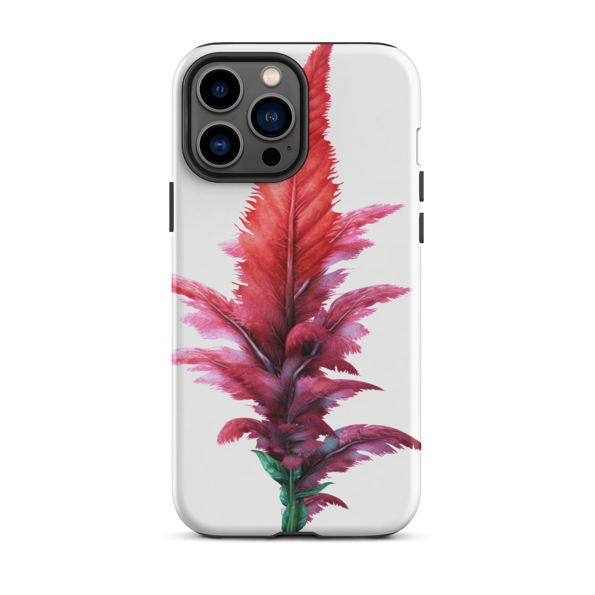 Feathered Amaranth Flower iPhone Case by Visual Verse - Image 22