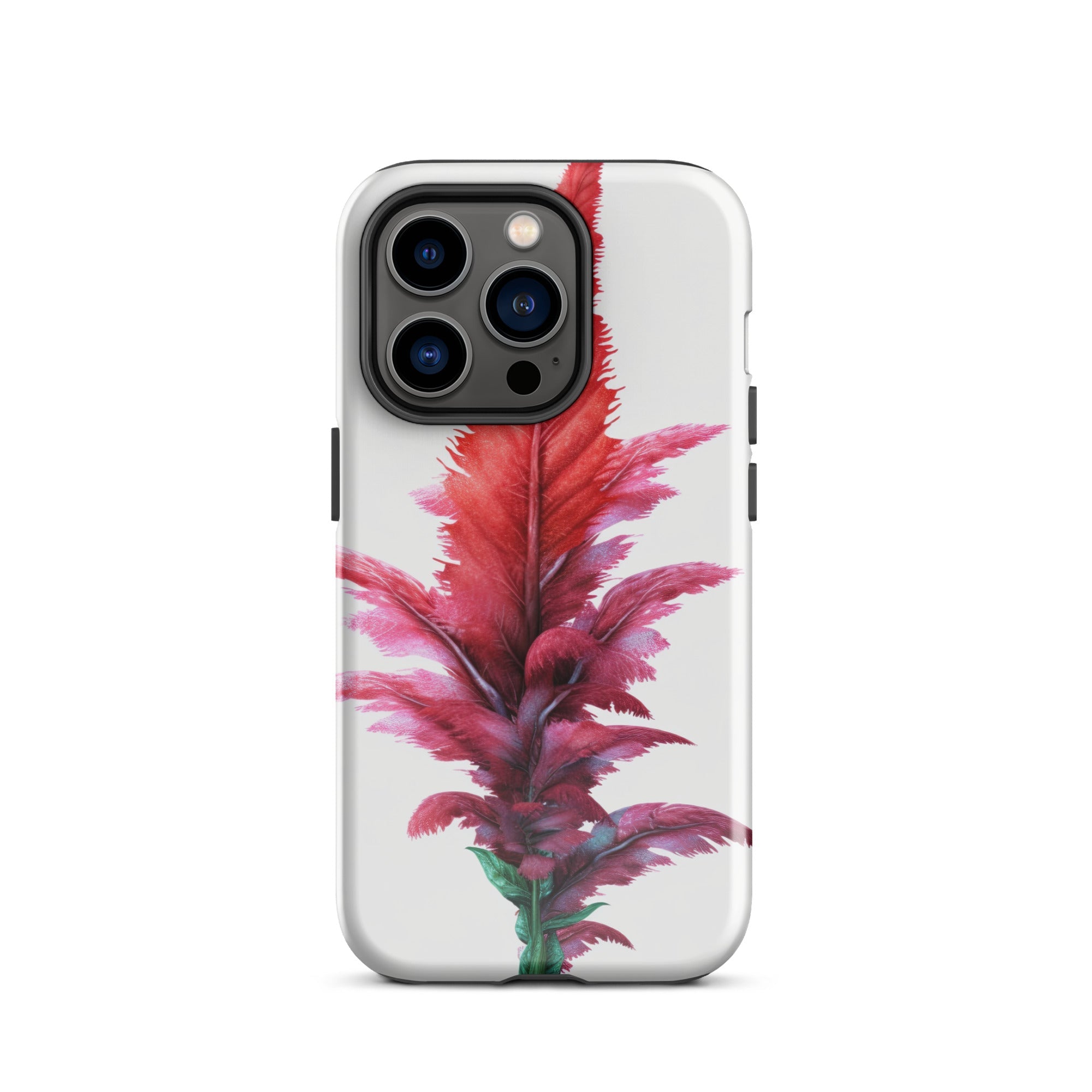 Feathered Amaranth Flower iPhone Case by Visual Verse - Image 27
