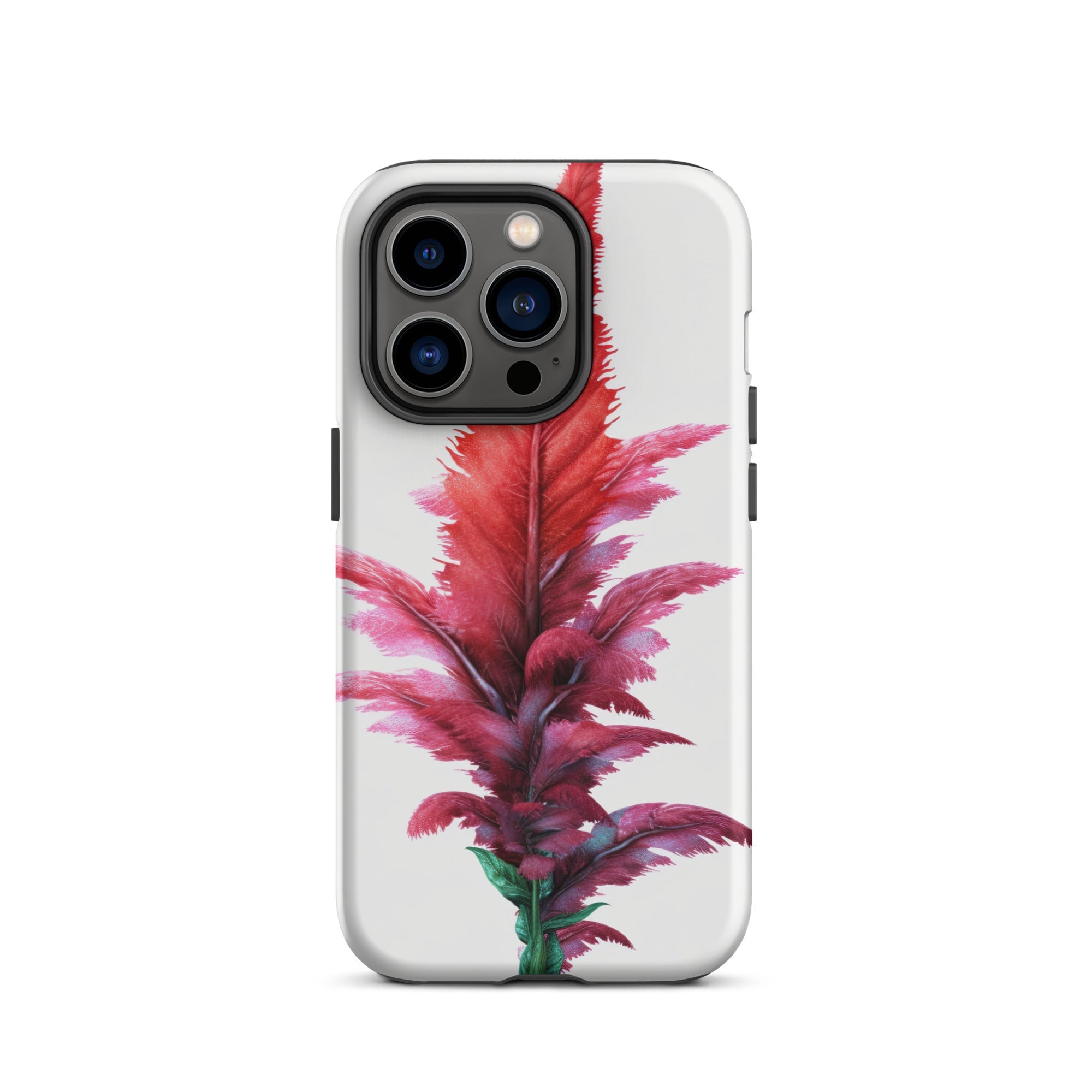 Feathered Amaranth Flower iPhone Case by Visual Verse - Image 28