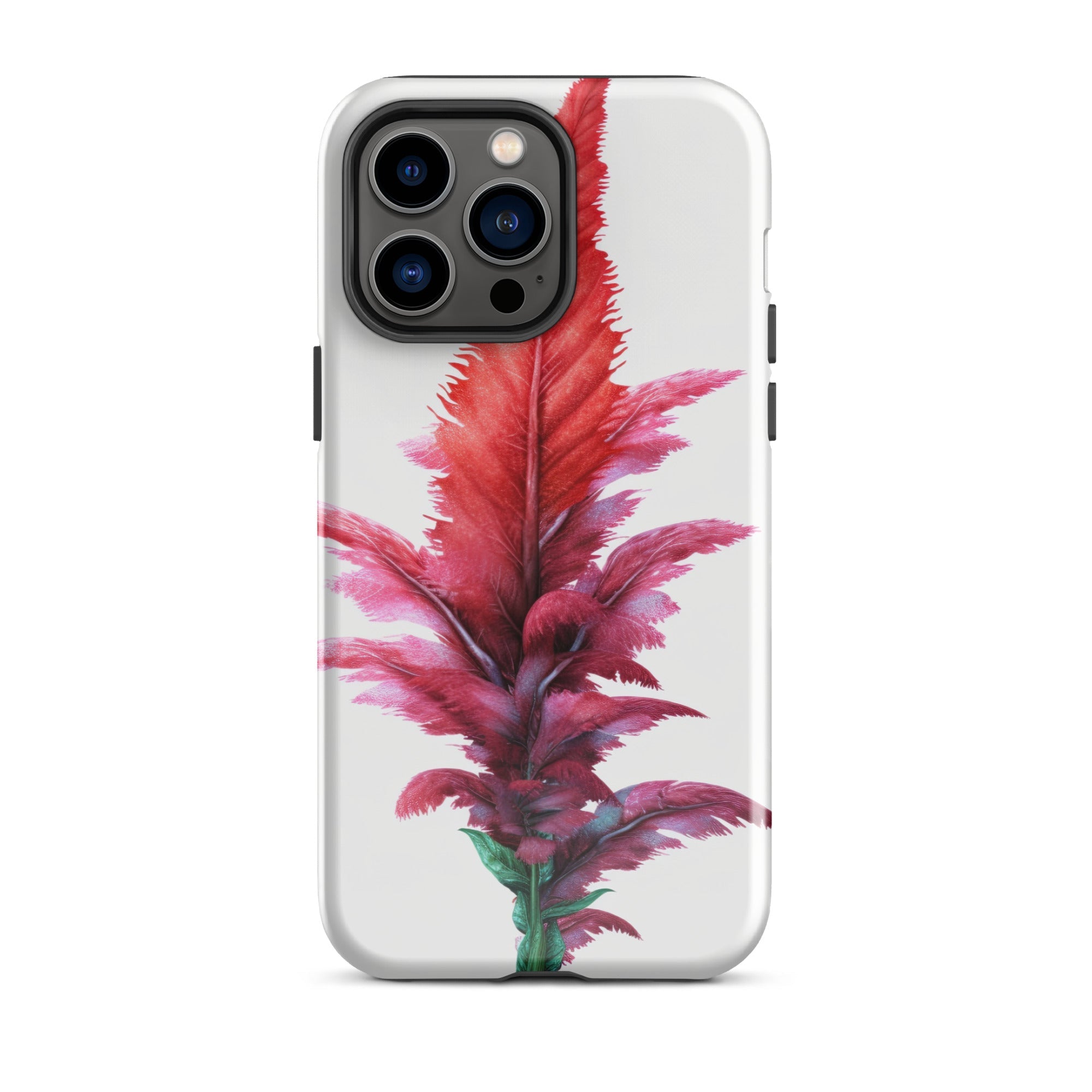 Feathered Amaranth Flower iPhone Case by Visual Verse - Image 29