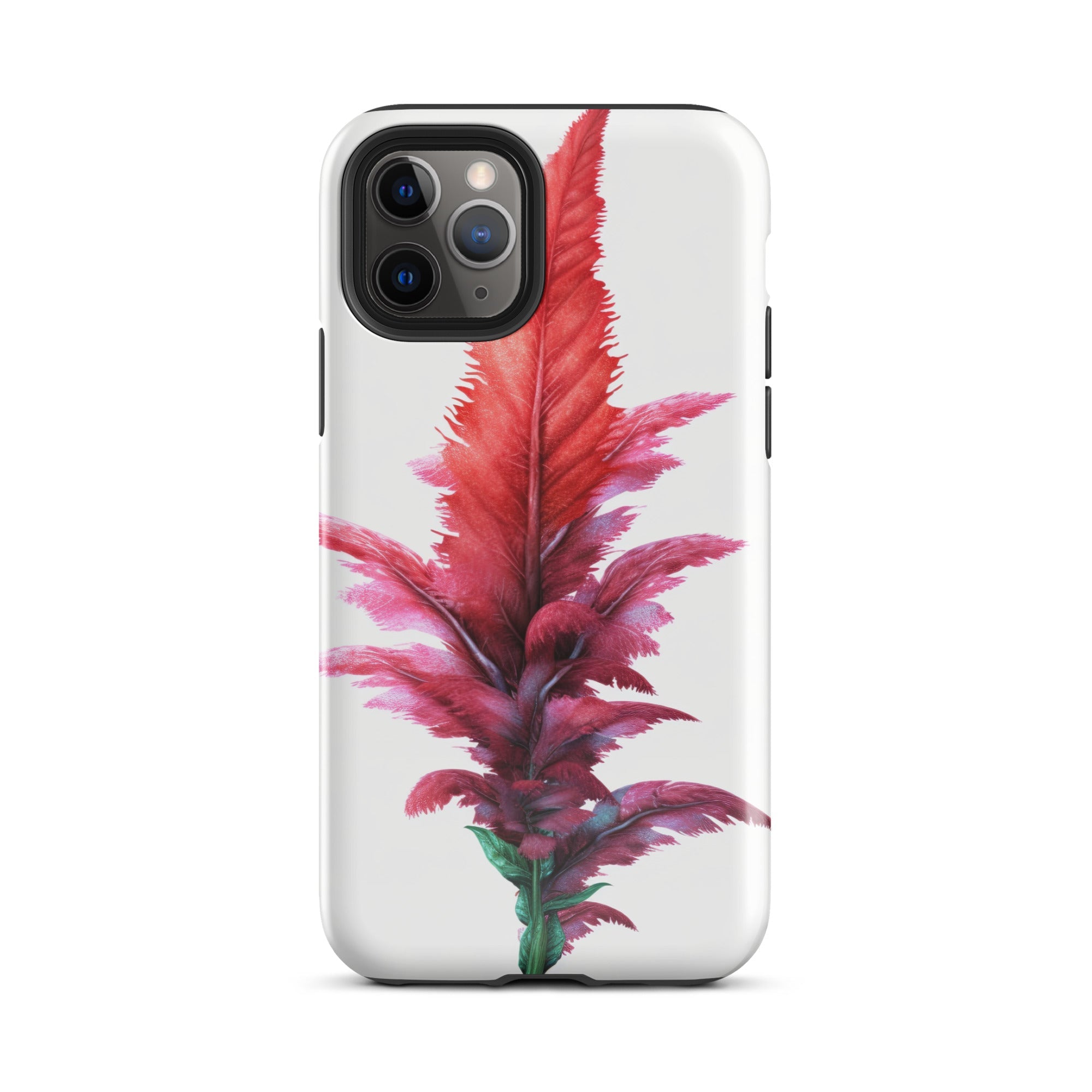 Feathered Amaranth Flower iPhone Case by Visual Verse - Image 3