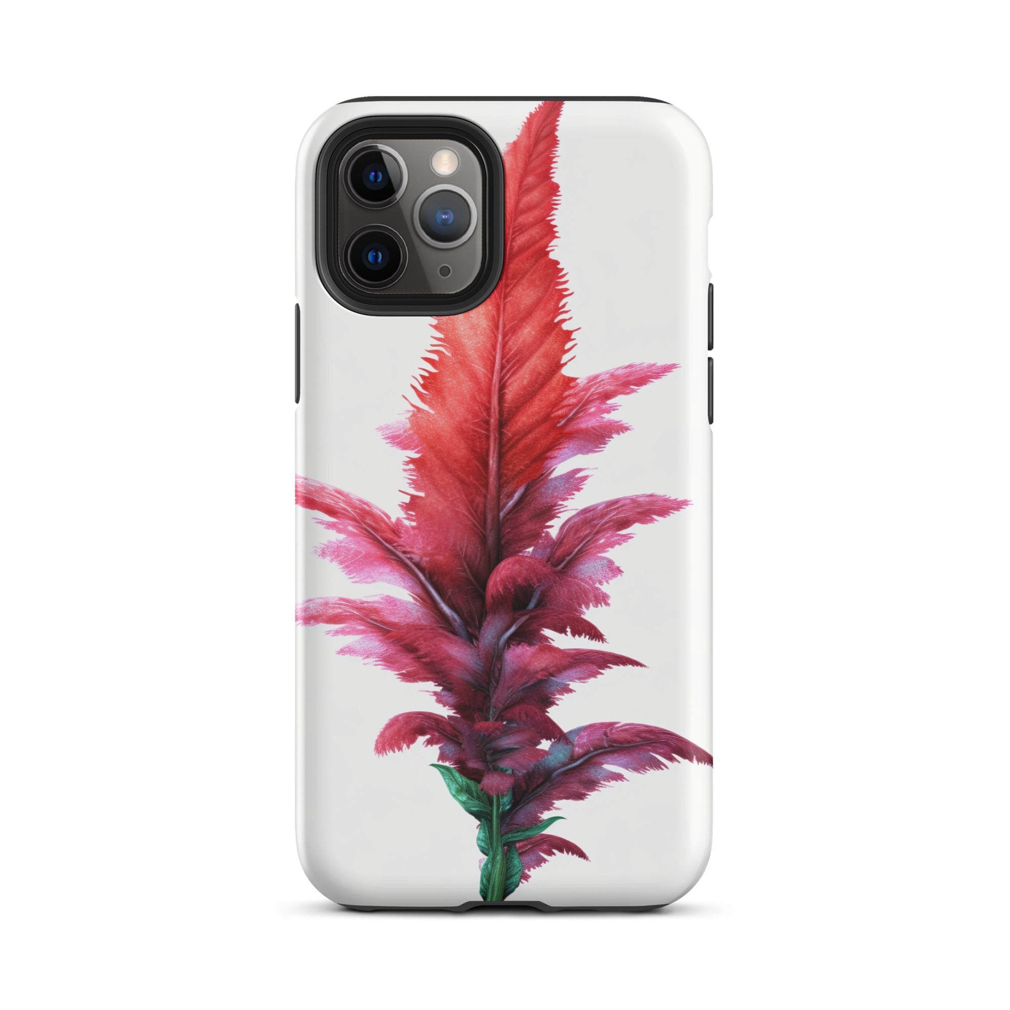 Feathered Amaranth Flower iPhone Case by Visual Verse - Image 4