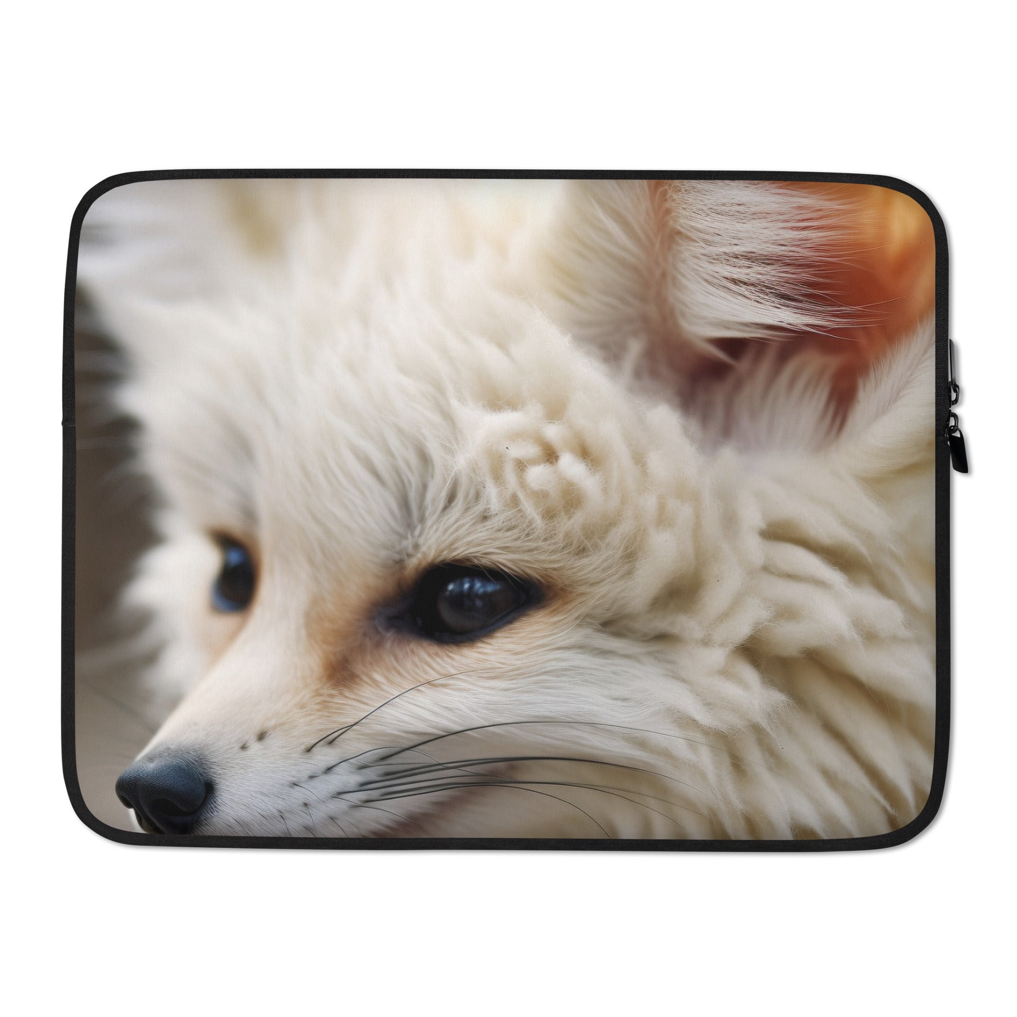 Fennec Fox Ear Laptop Sleeve by Visual Verse - Image 1