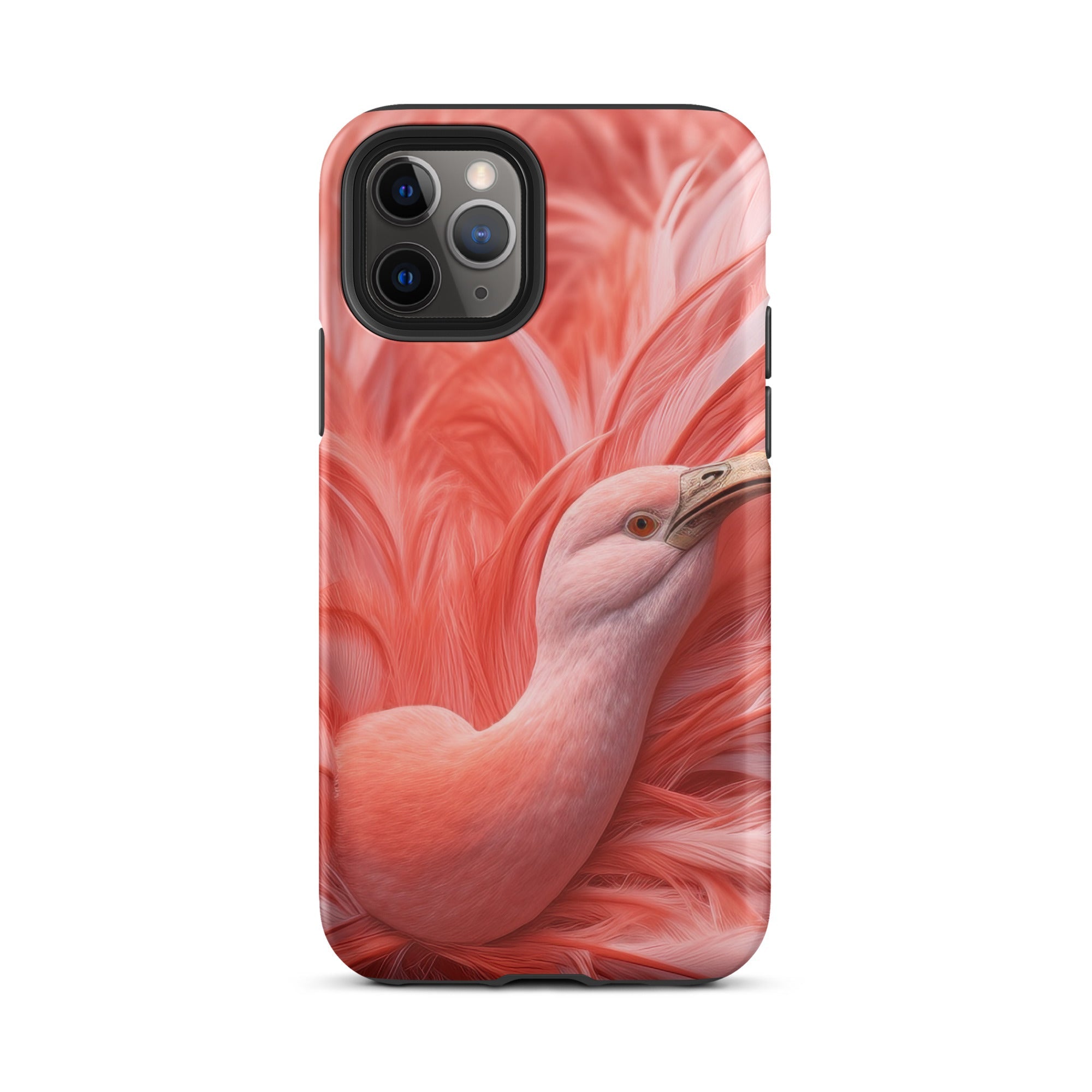 Flamingo Feather iPhone Case by Visual Verse - Image 4