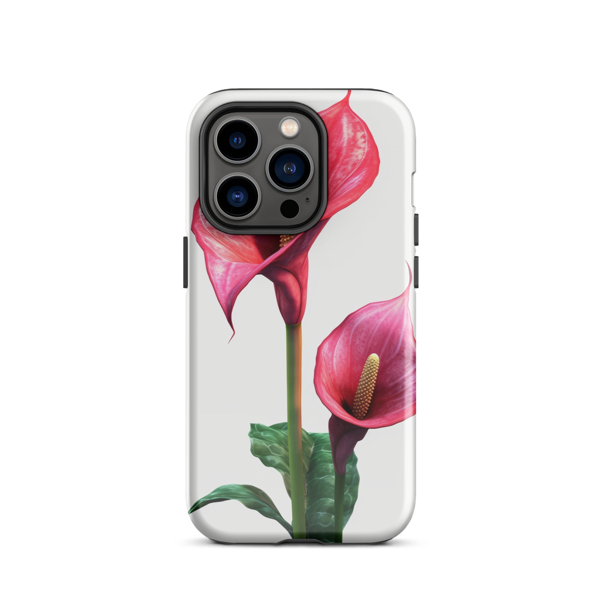 Flamingo Flower iPhone Case by Visual Verse - Image 27