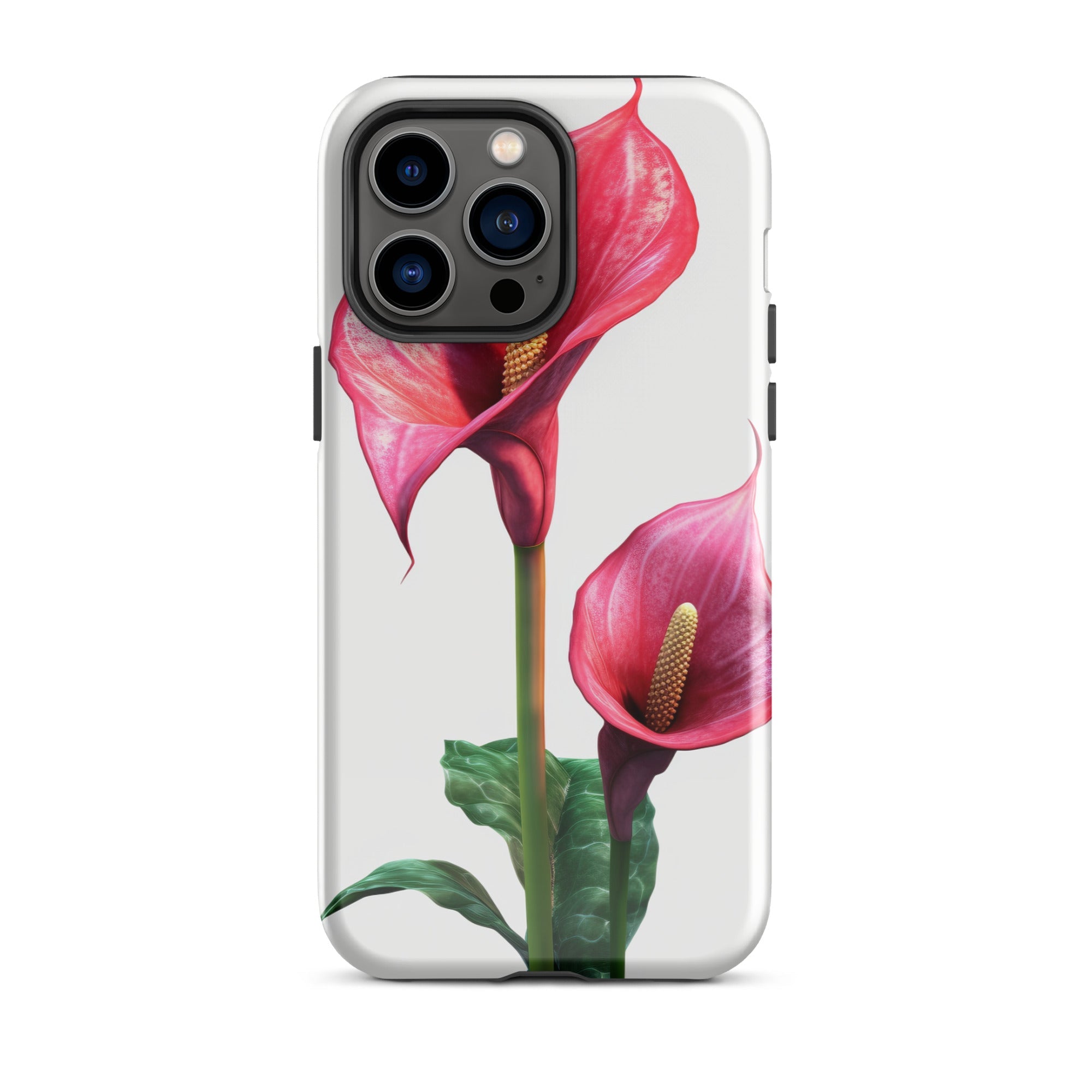 Flamingo Flower iPhone Case by Visual Verse - Image 29